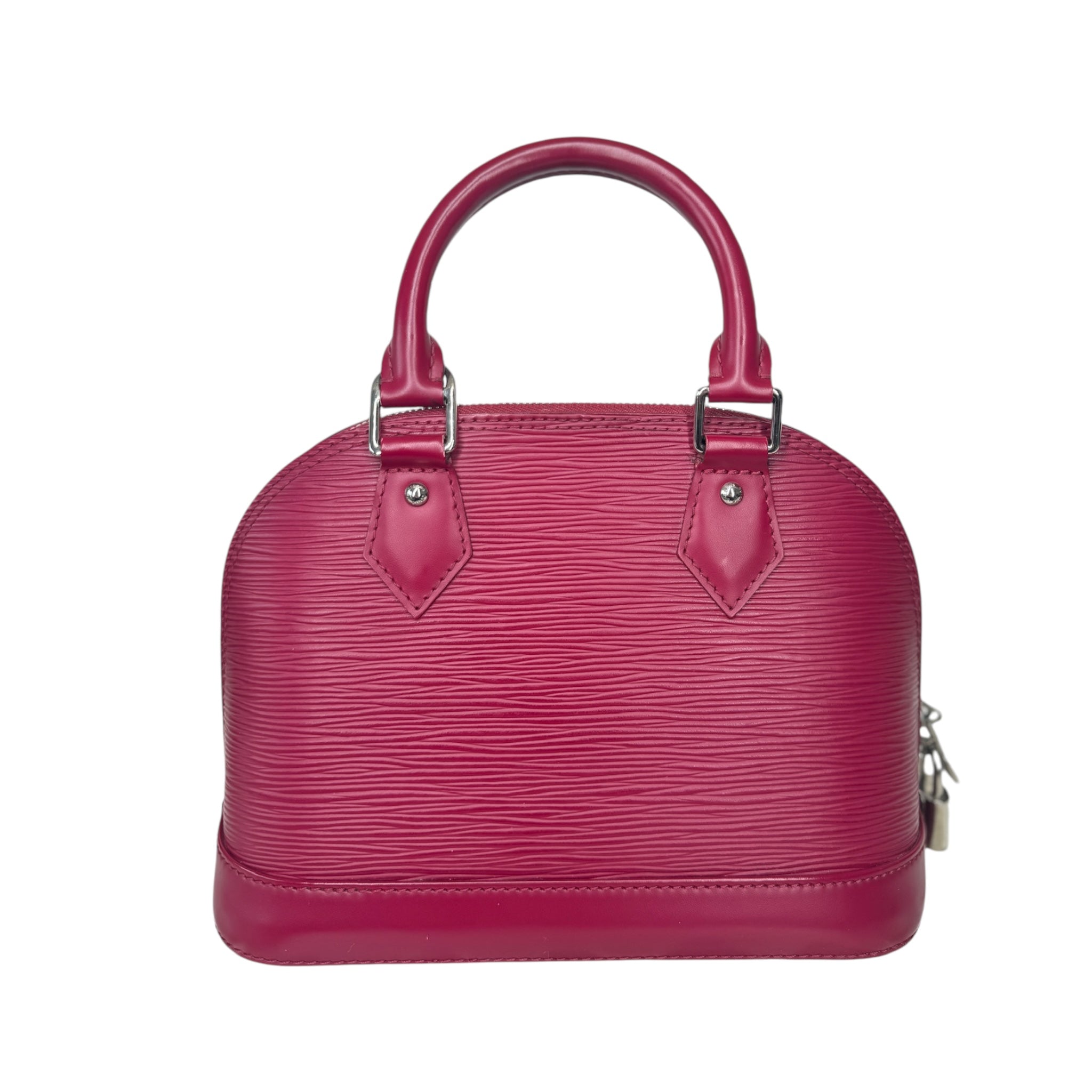 PRE-OWNED LV Epi Alma BB Fucshia Crossbody Bag