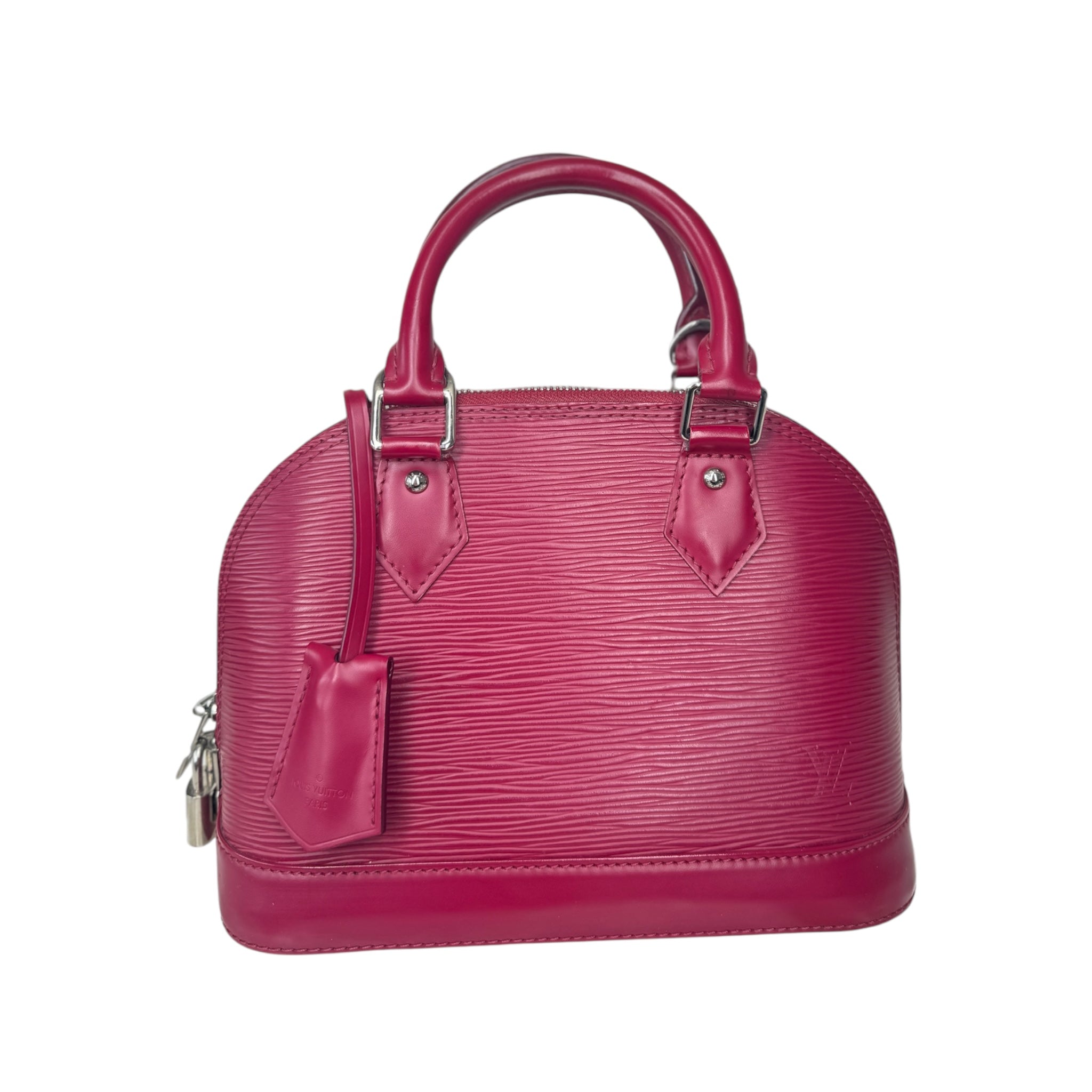 PRE-OWNED LV Epi Alma BB Fucshia Crossbody Bag