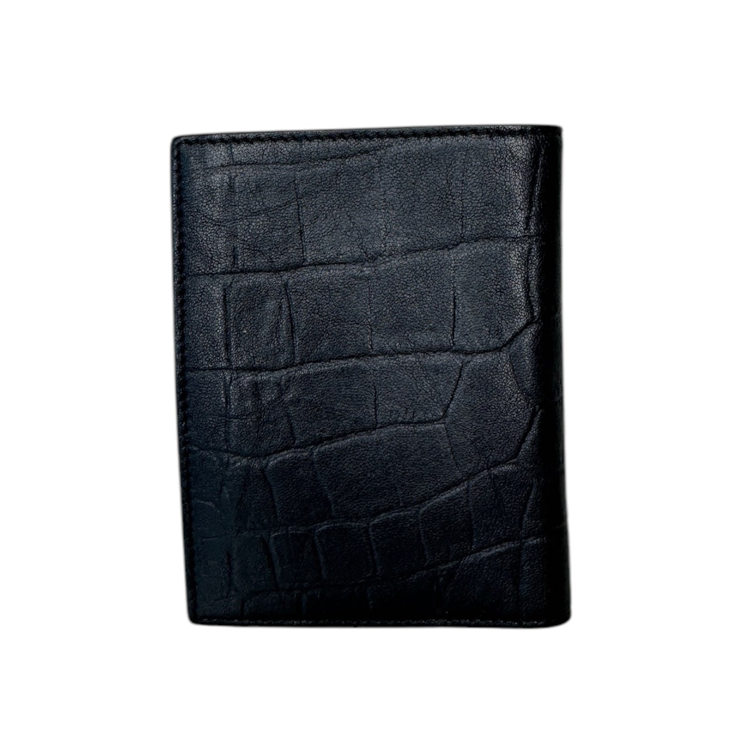 PRE-OWNED YSL Le Monogram Black Calfskin Card Holder