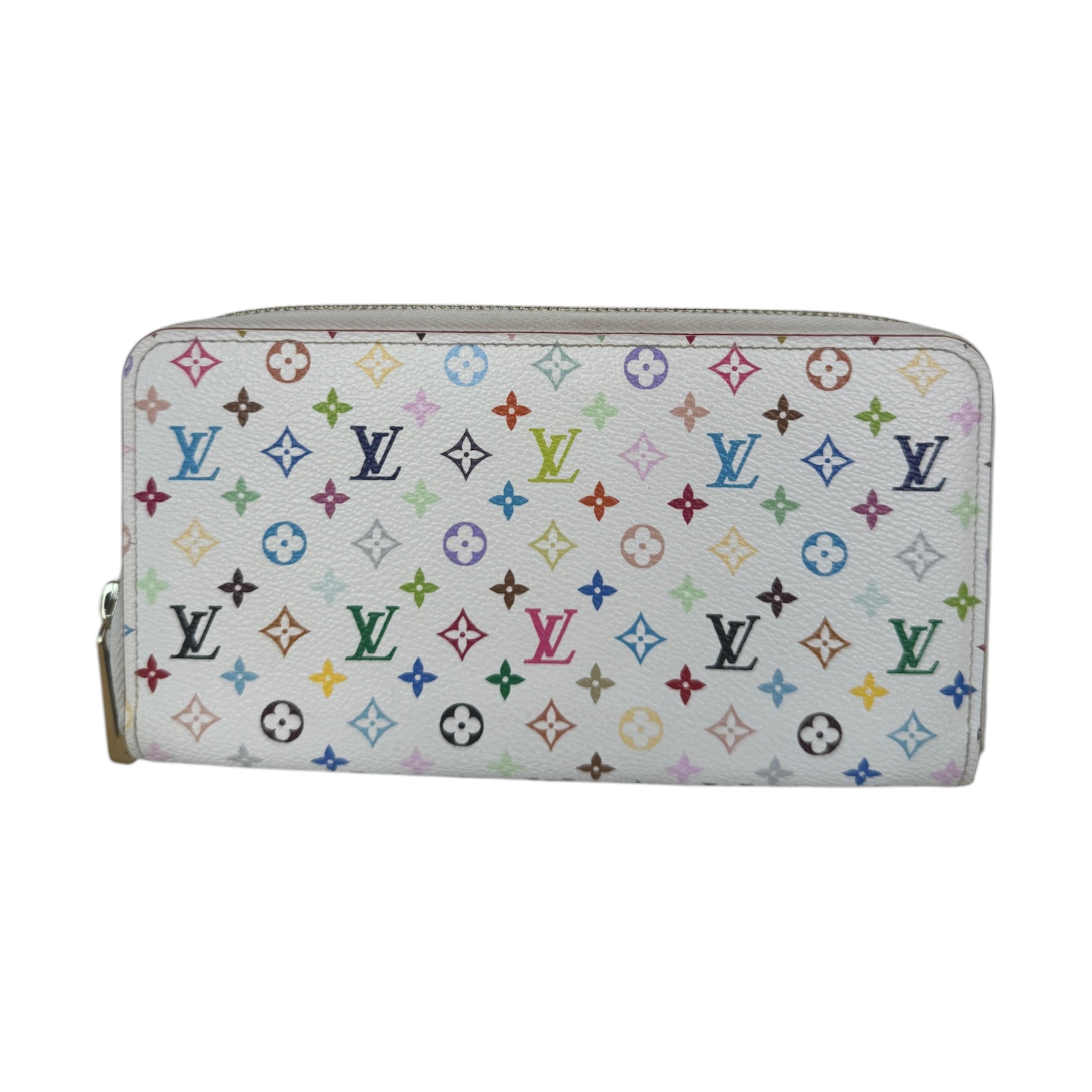PRE-OWNED LV Murakami Multicolor Zippy Wallet
