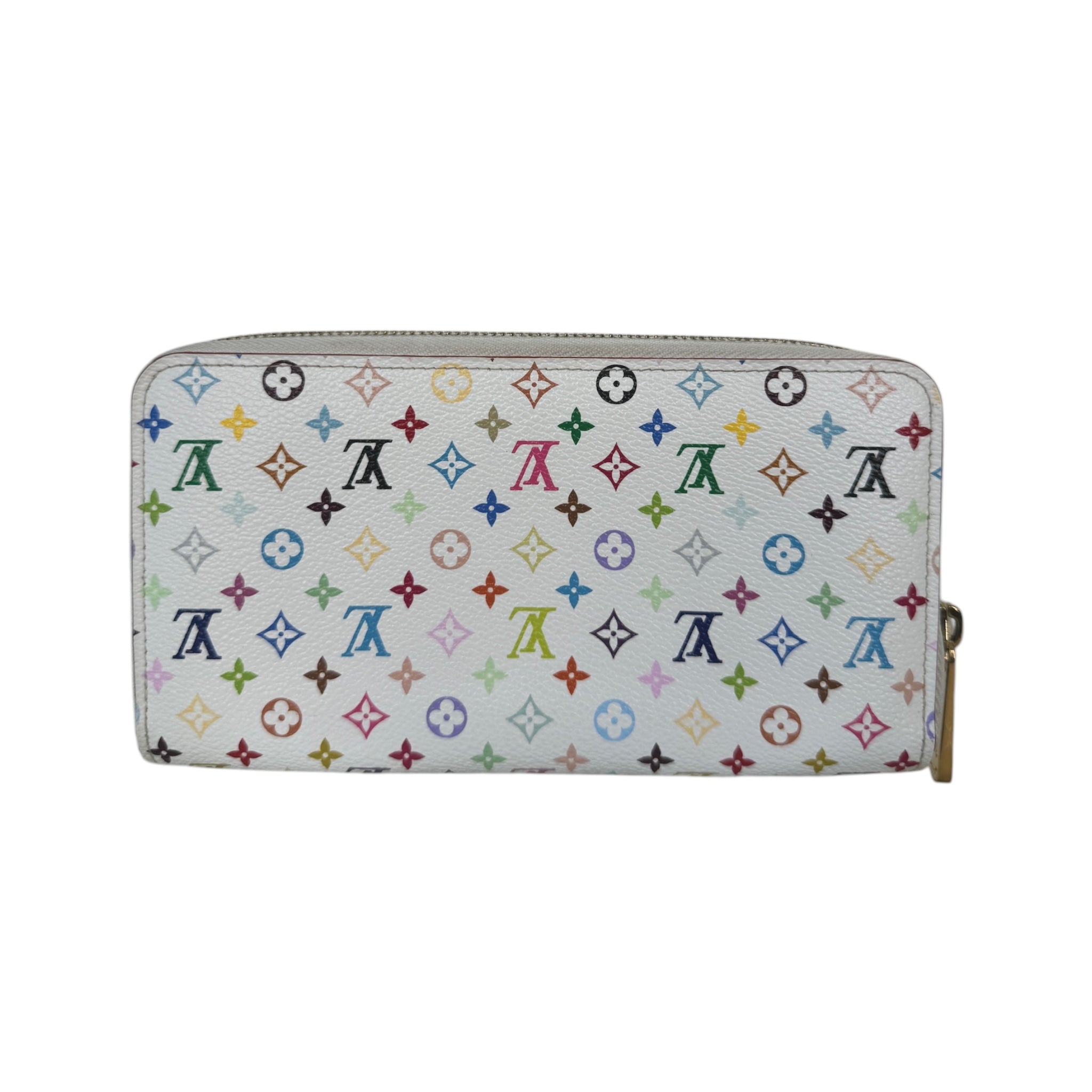 PRE-OWNED LV Murakami Multicolor Zippy Wallet