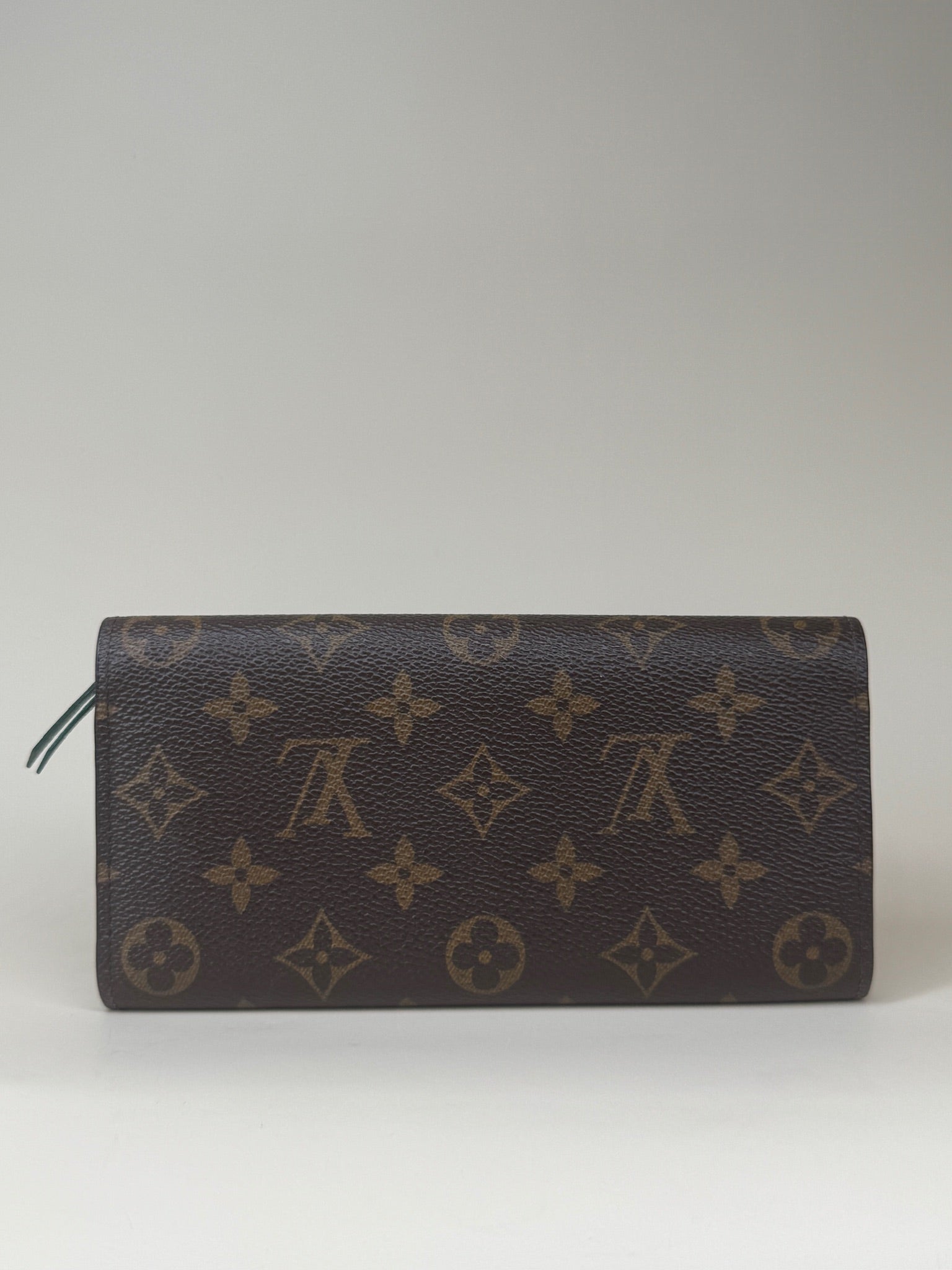 Cartera Josephine de lona con monograma LV de segunda mano, color verde