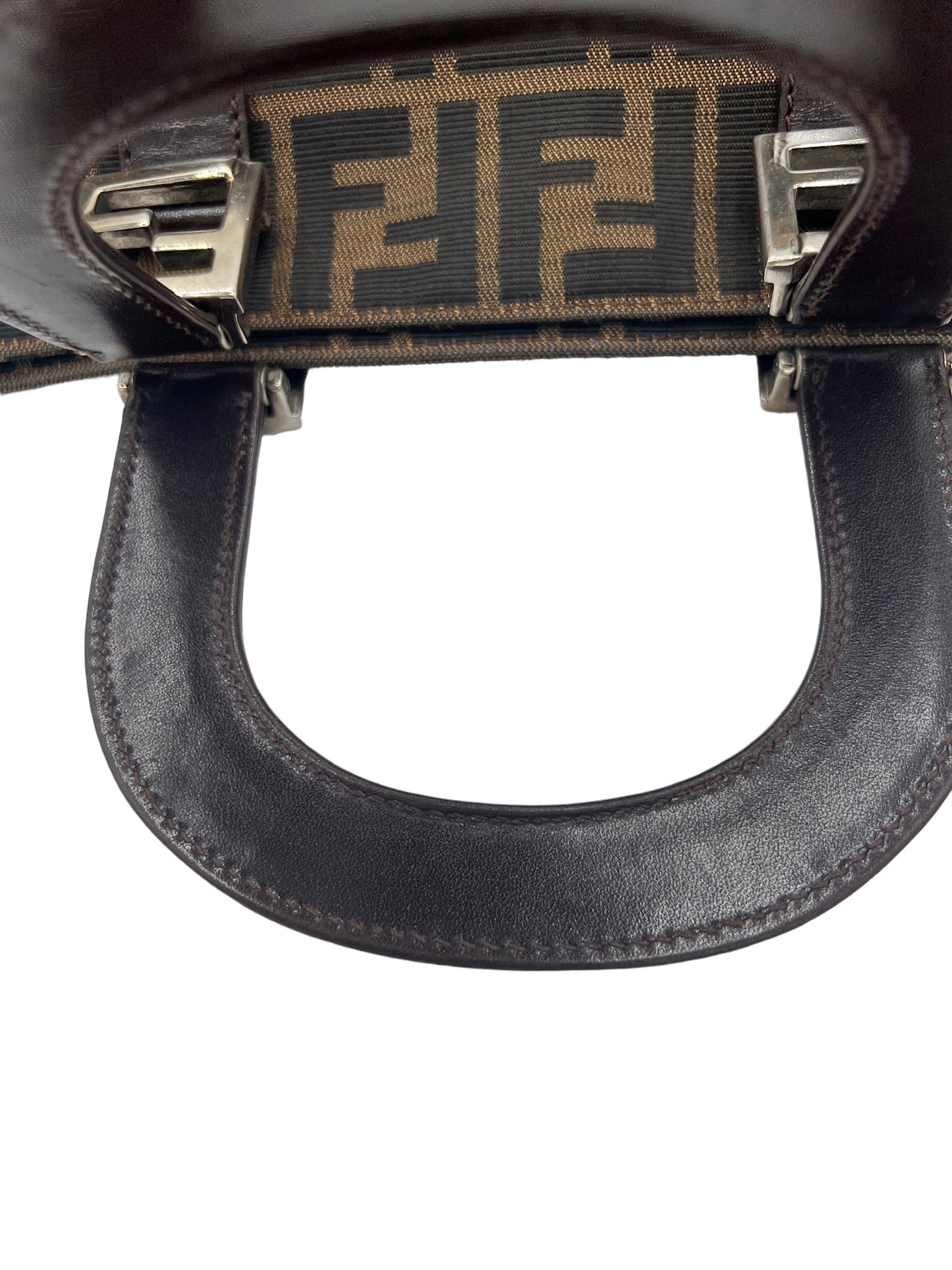 FENDI - Zucca Brown Jacquard Tote Bag