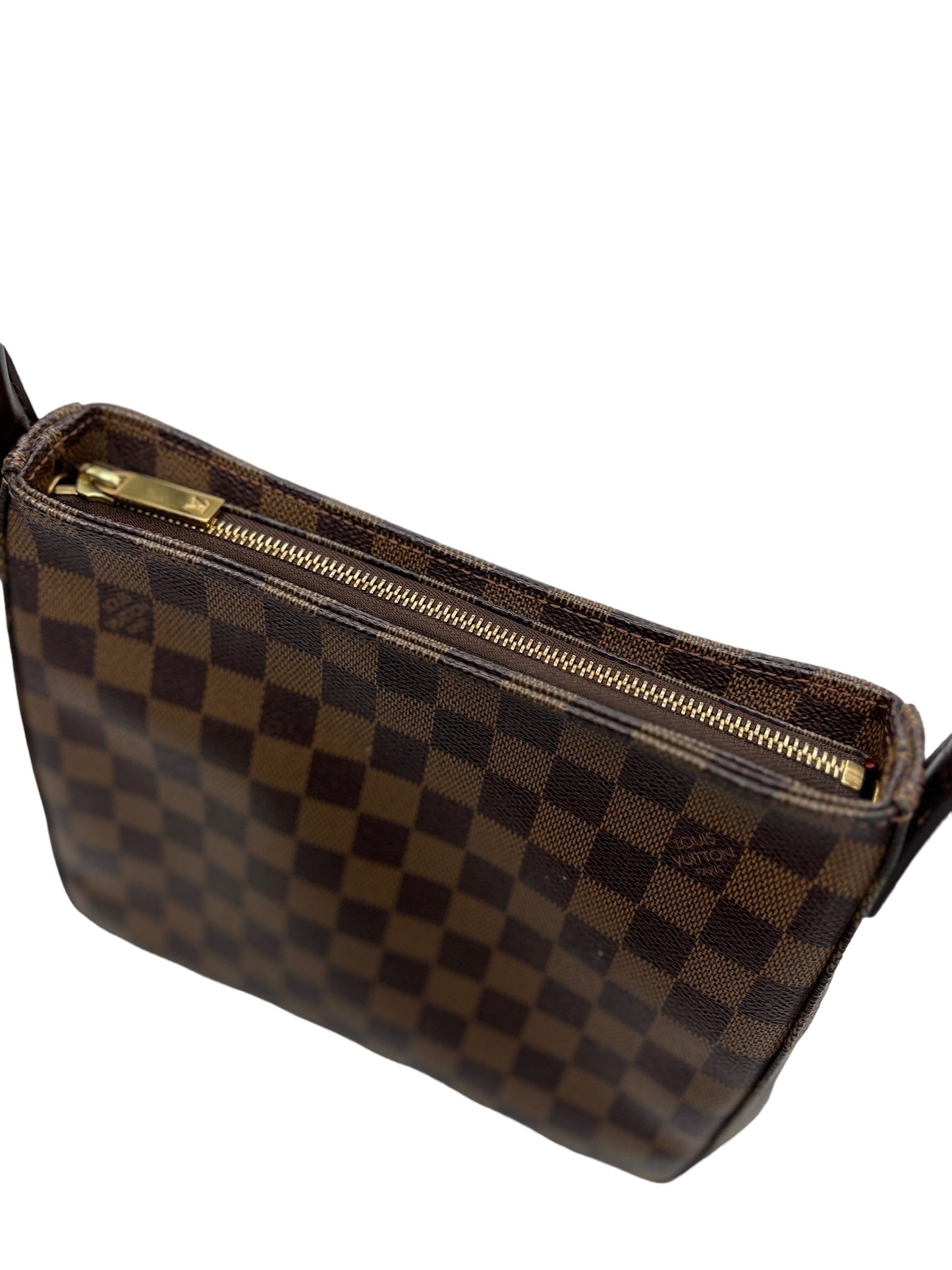 LOUIS VUITTON - Looping MM Ebene Damier Canvas Shoulder Bag