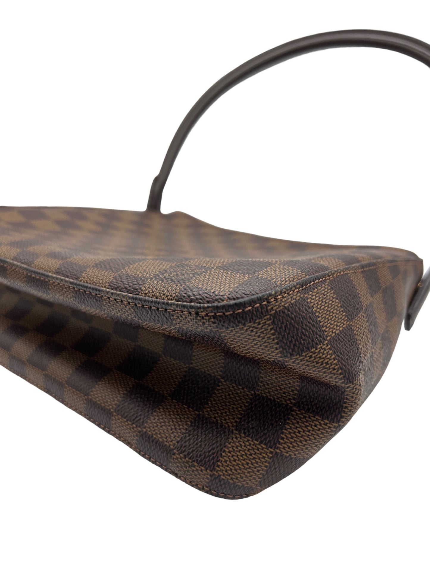 LOUIS VUITTON - Looping MM Ebene Damier Canvas Shoulder Bag