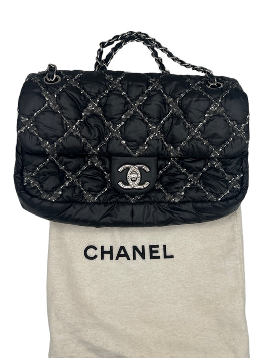 CHANEL - Paris-Byzance Tweed and Nylon Single Flap Bag