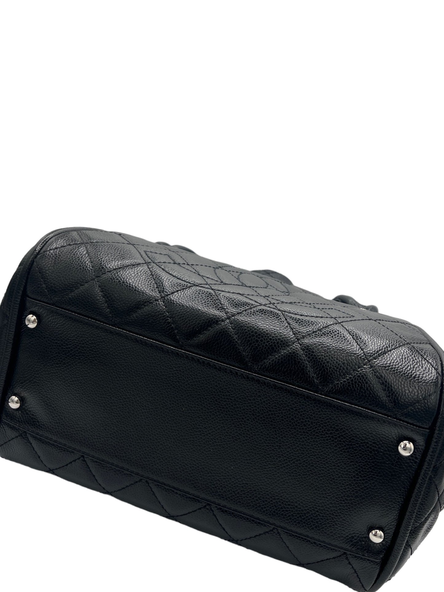 CHANEL - Bowling Bag Black Leather