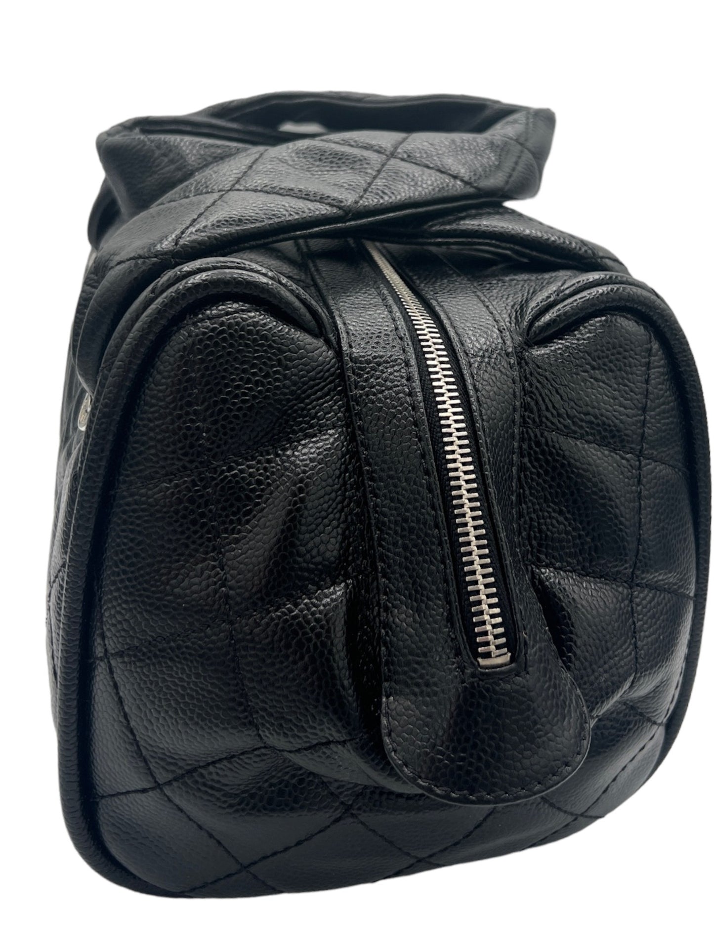 CHANEL - Bowling Bag Black Leather