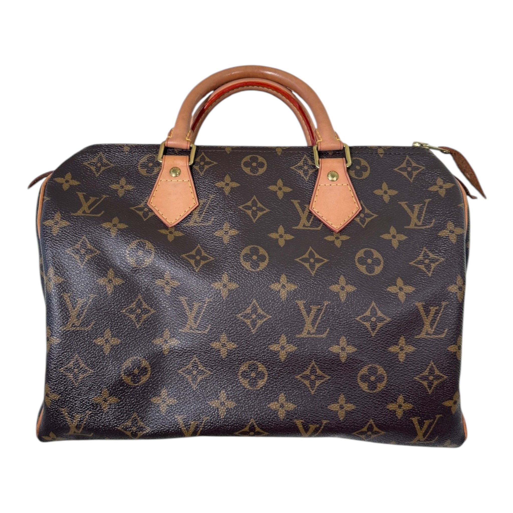 PRE-OWNED LV Speedy 30 Monogram Coated Canvas Tote