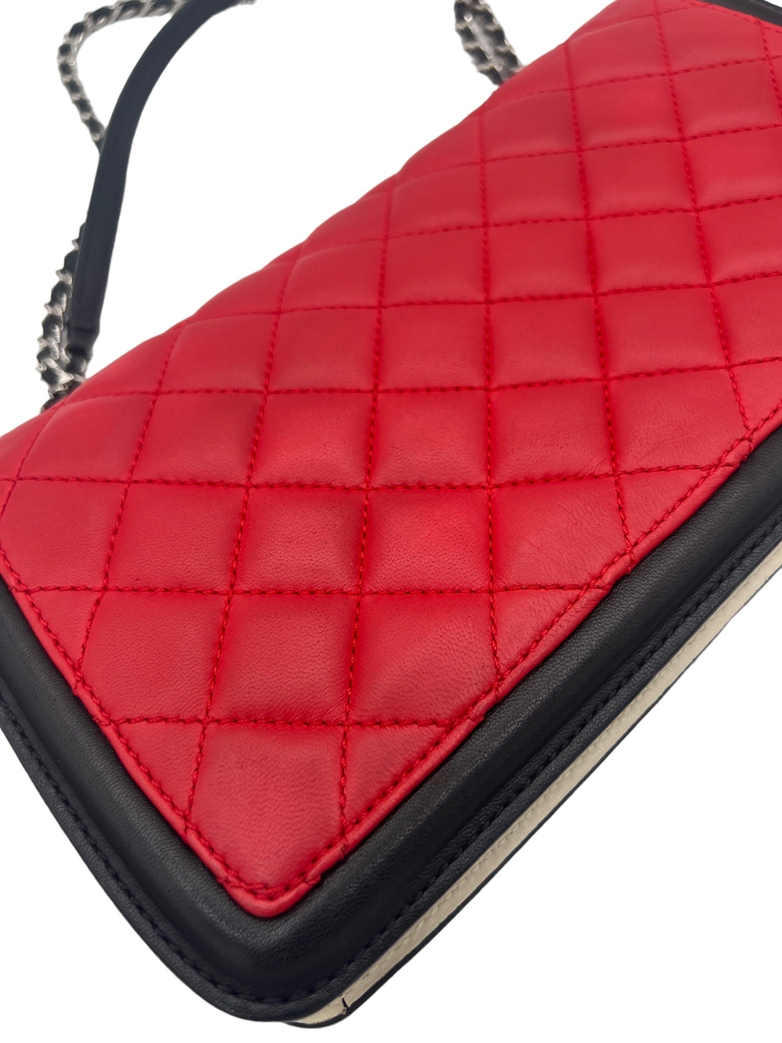 CHANEL - Bolso Clásico Piel Roja