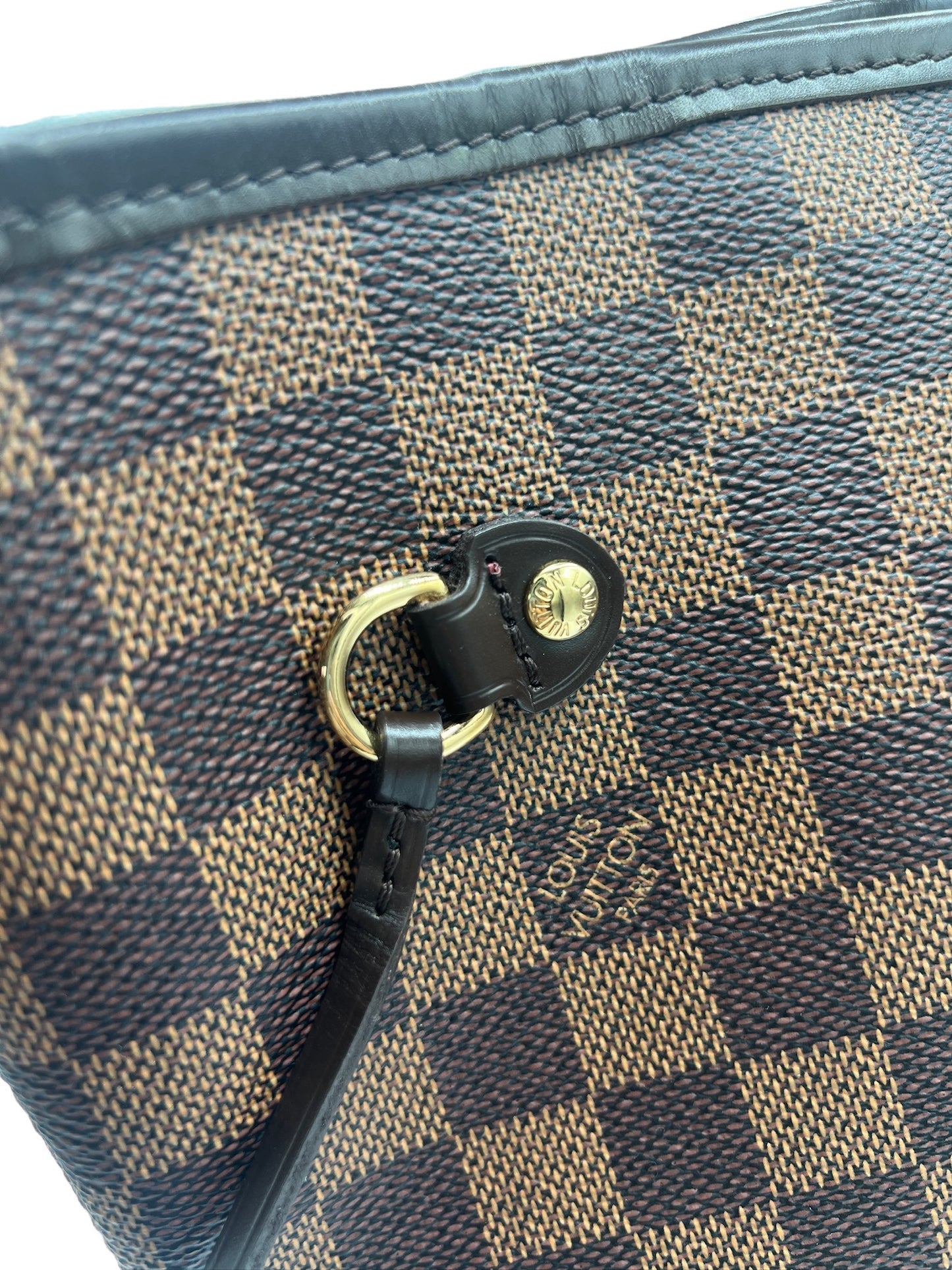 LOUIS VUITTON - Neverfull MM Ebene Damier Canvas Tote Bag