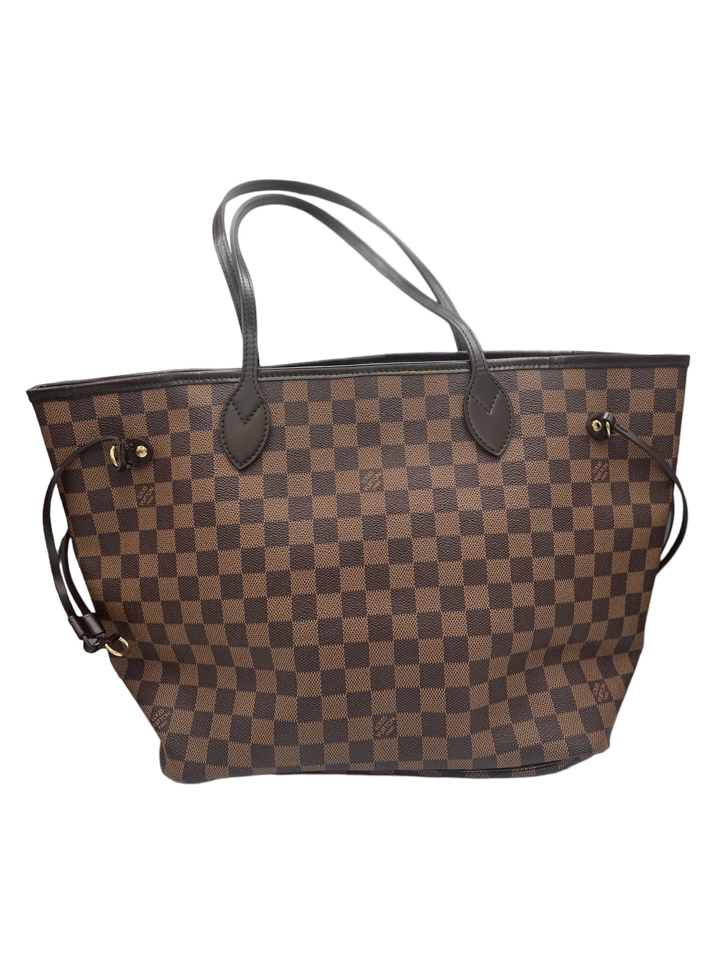 LOUIS VUITTON - Neverfull MM Ebene Damier Canvas Tote Bag