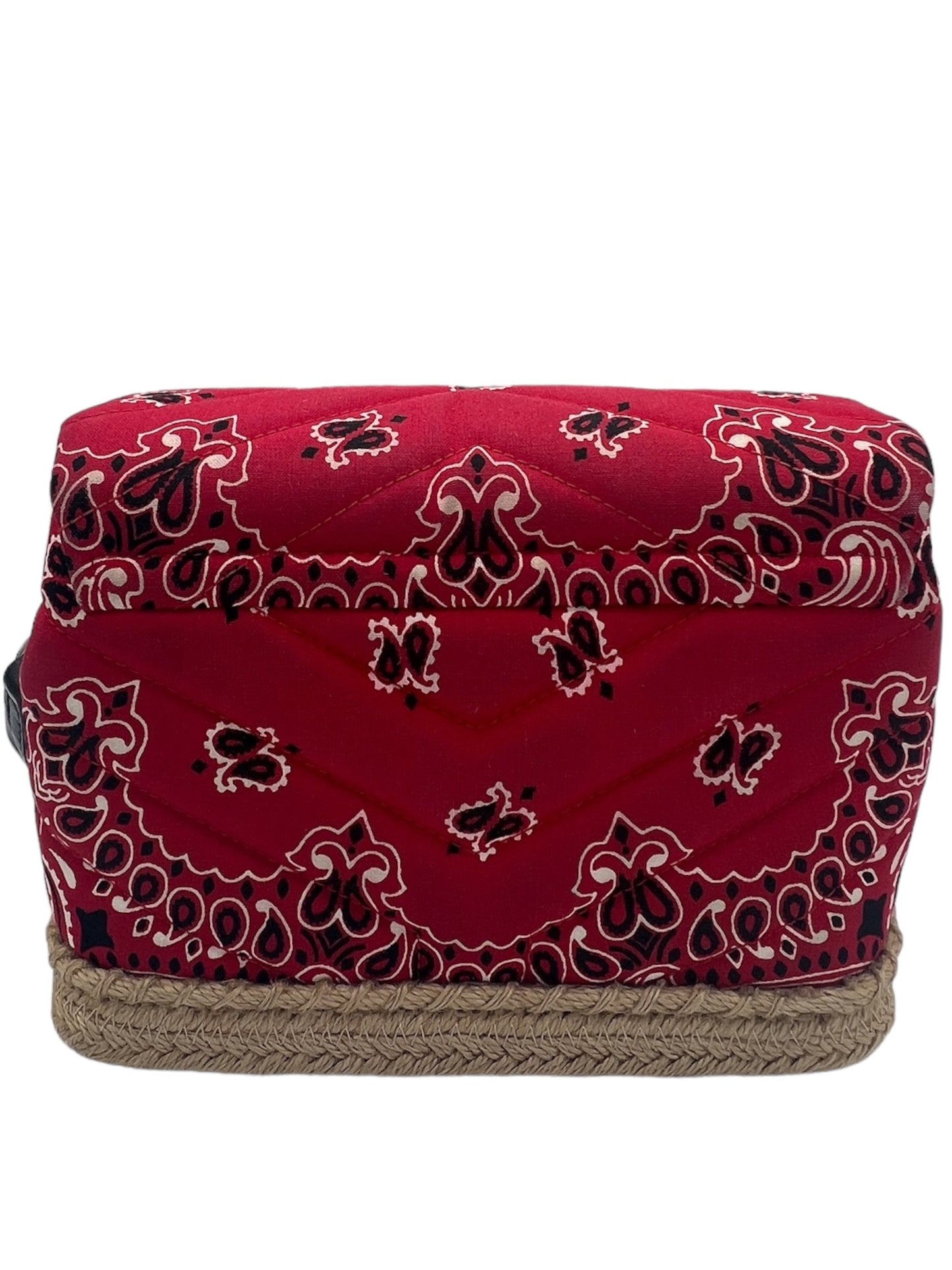 SAINT LAURENT - Bolso bandolera LouLou con monograma y bandana acolchada