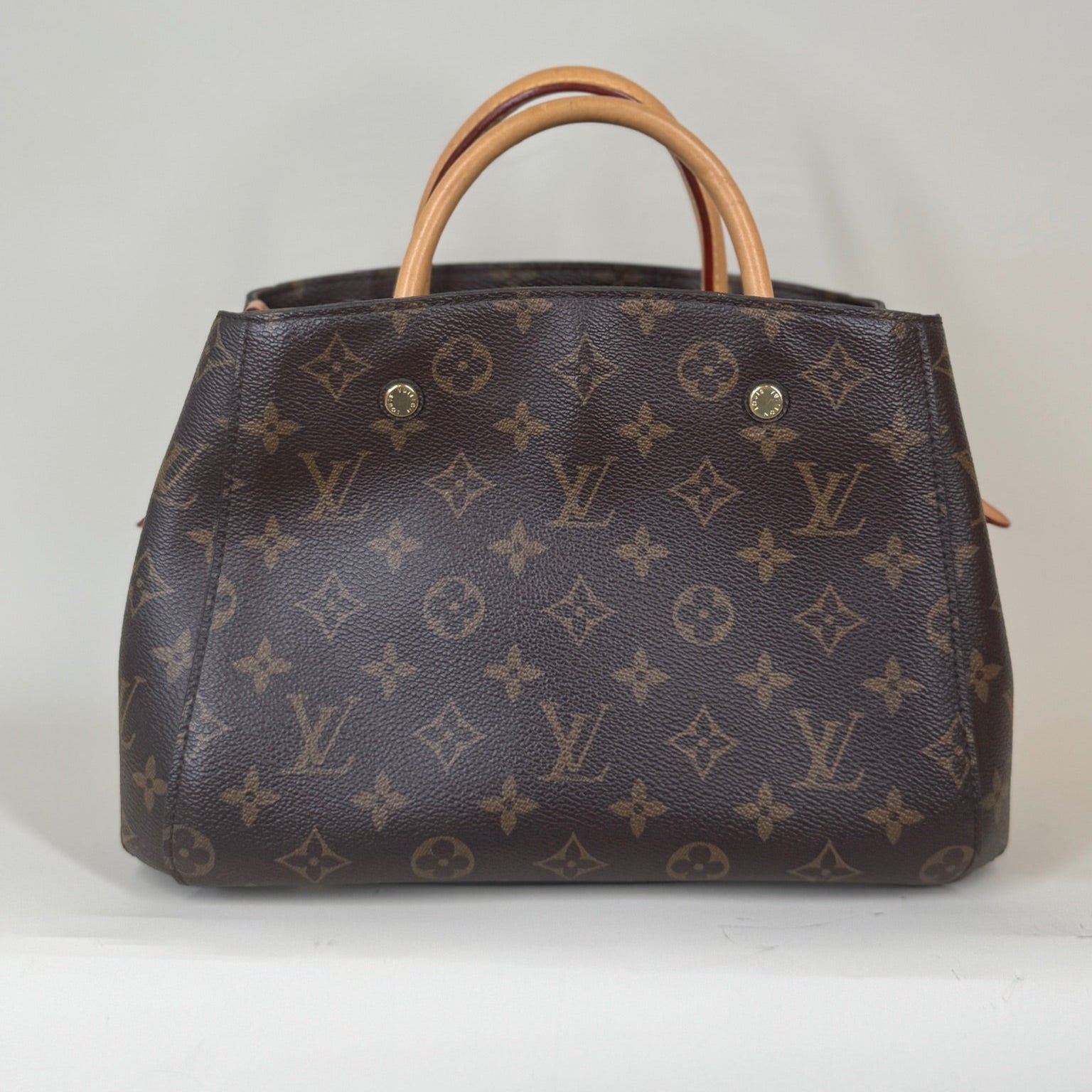 Bolso de hombro LV Monogram Canvas Montaigne BB USADO