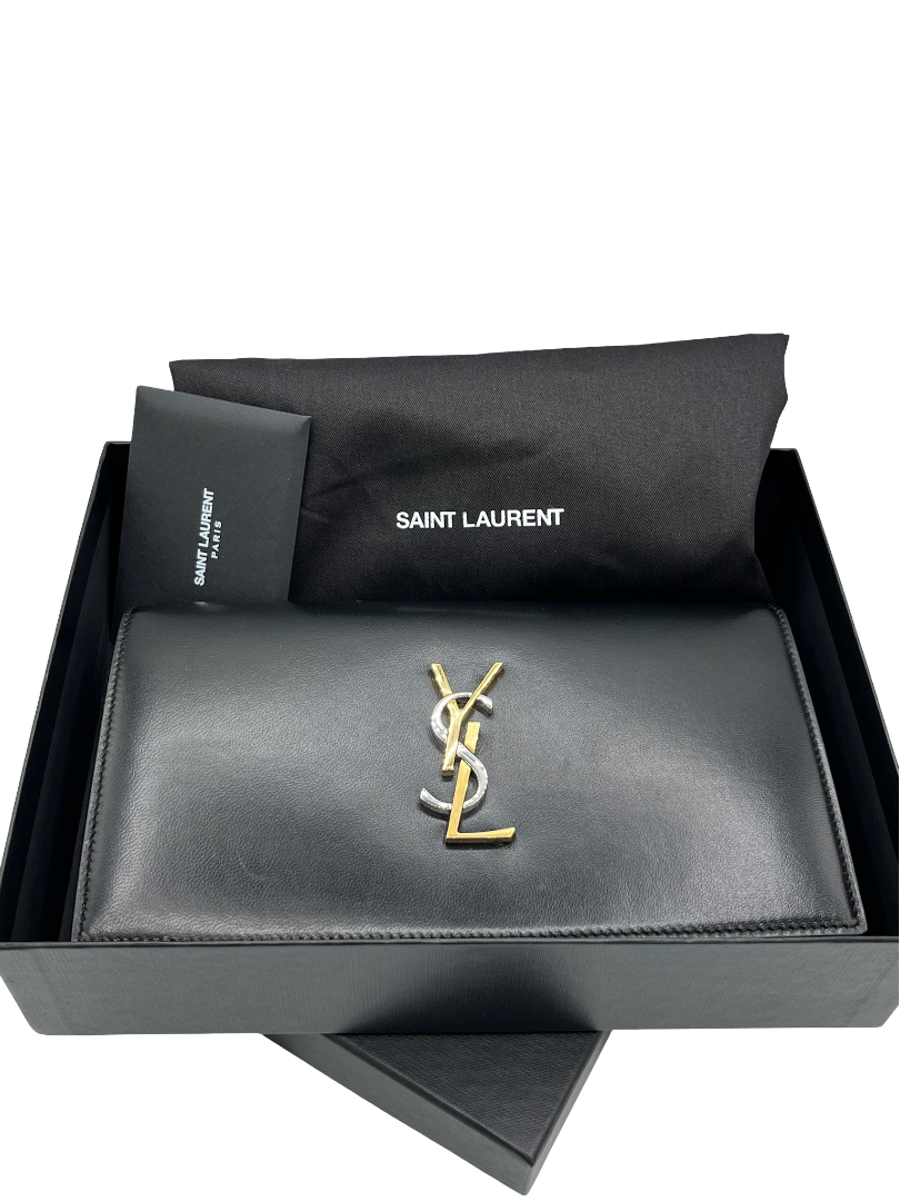 SAINT LAURENT - Black Tri Tones Cassandra Crossbody Bag