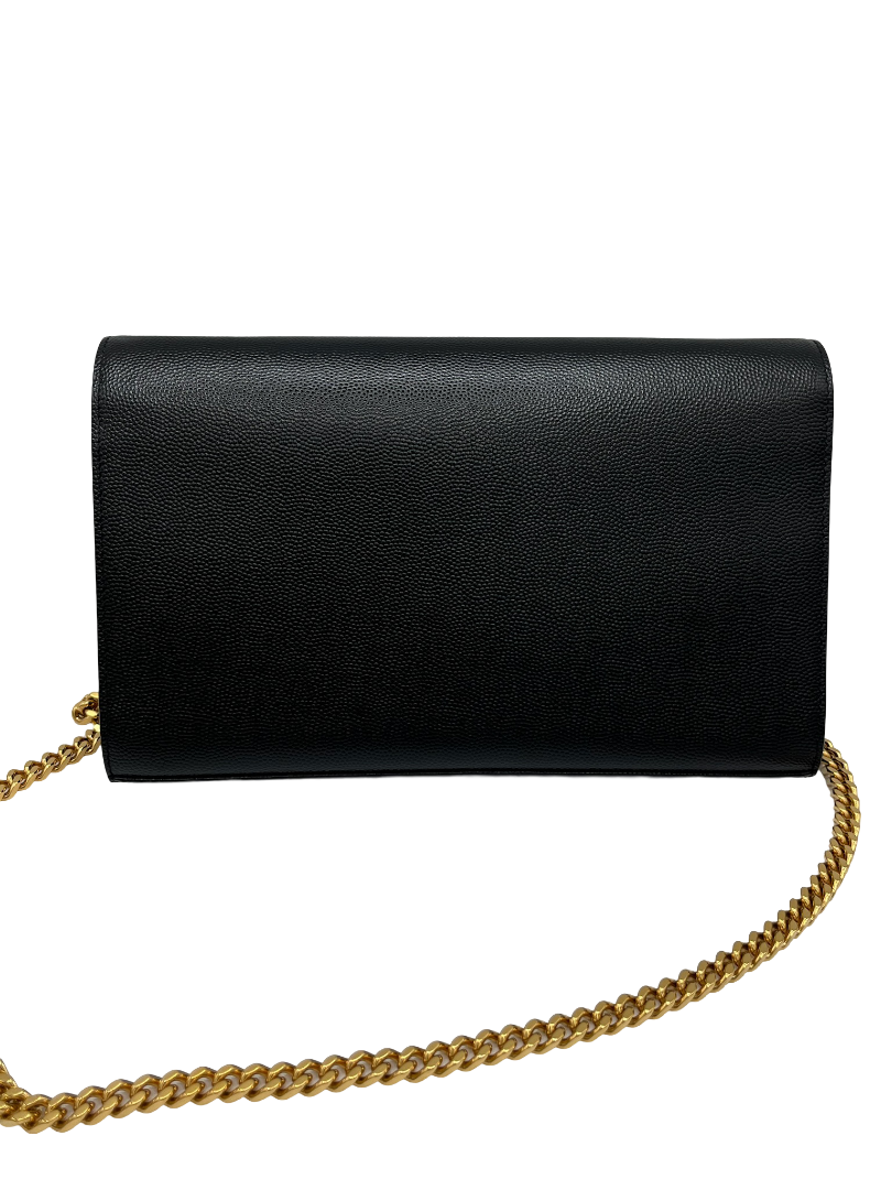 SAINT LAURENT - Black Kate Medium Leather Crossbody Bag