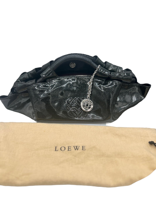 LOEWE - Black Shiny Nappa Aire Handbag