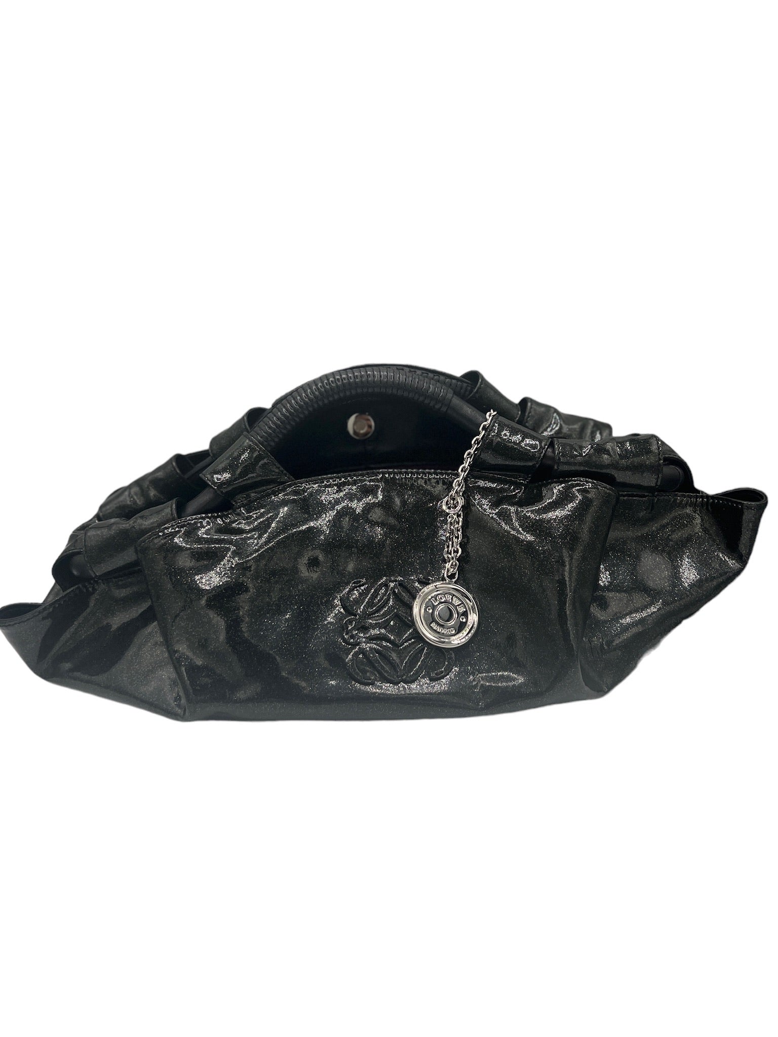 LOEWE - Black Shiny Nappa Aire Handbag