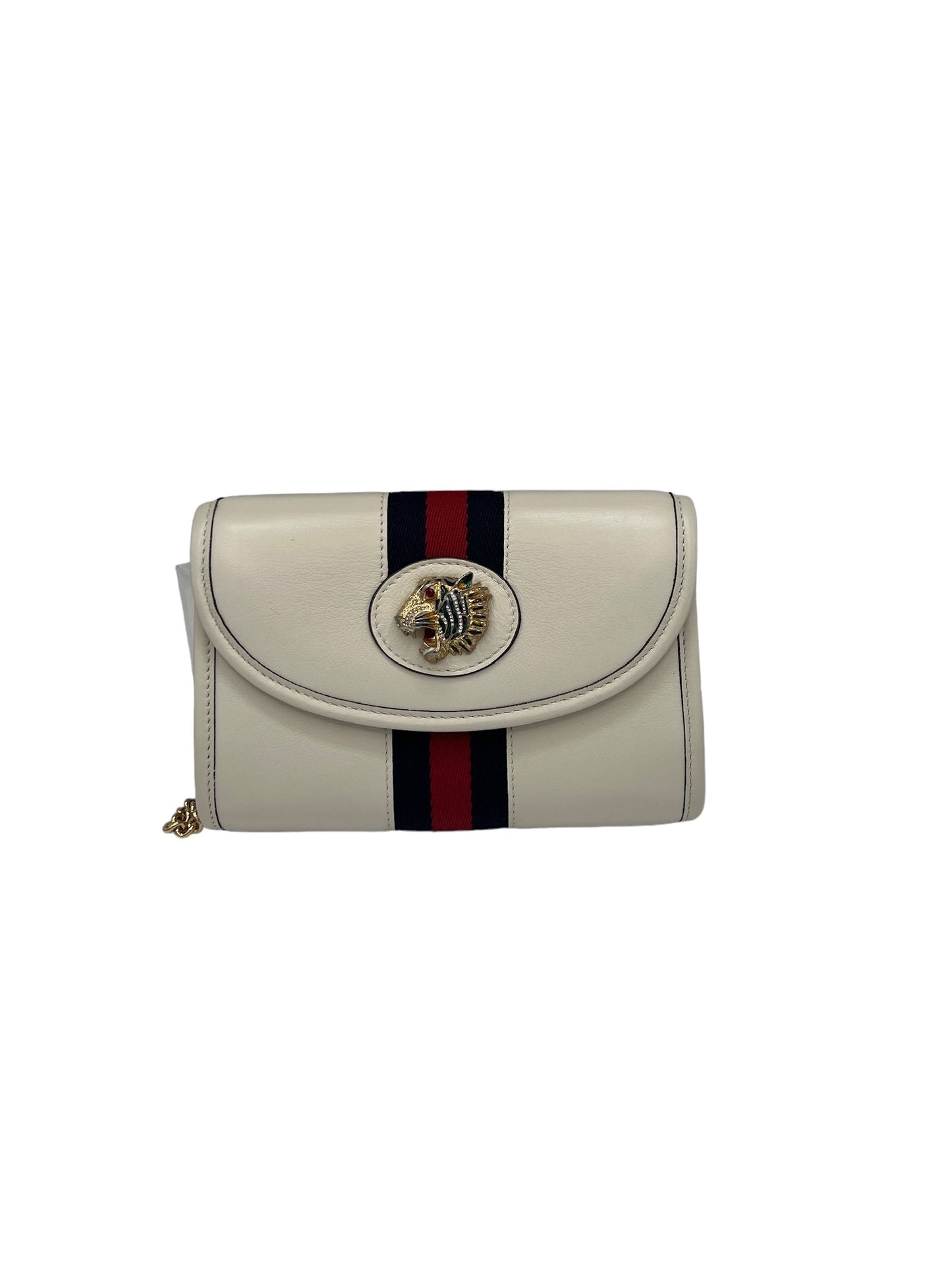 GUCCI - Mini Rajah Web Chain Crossbody Bag