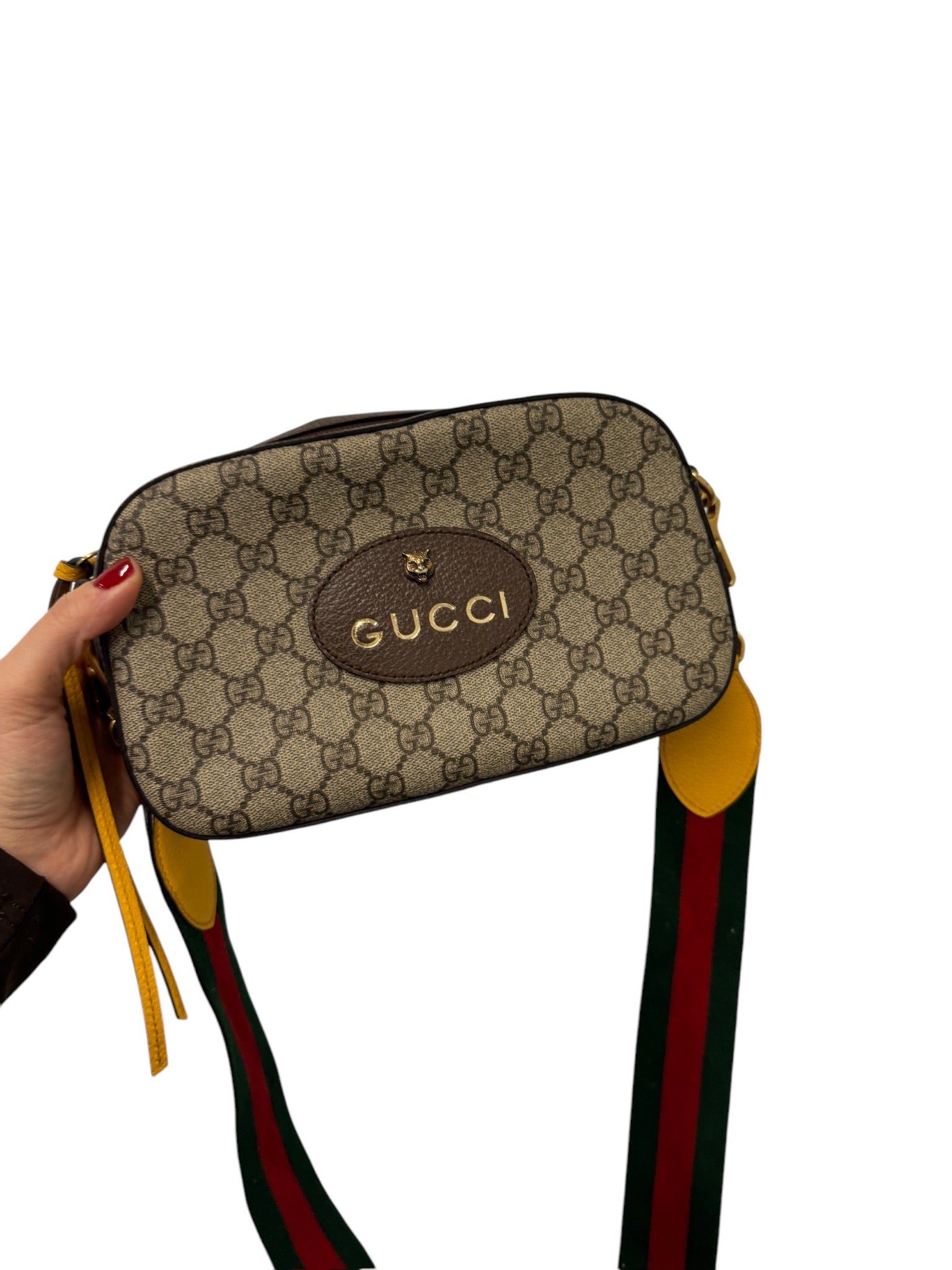 Bolso mensajero vintage Supreme GG Ophidia Neo de segunda mano