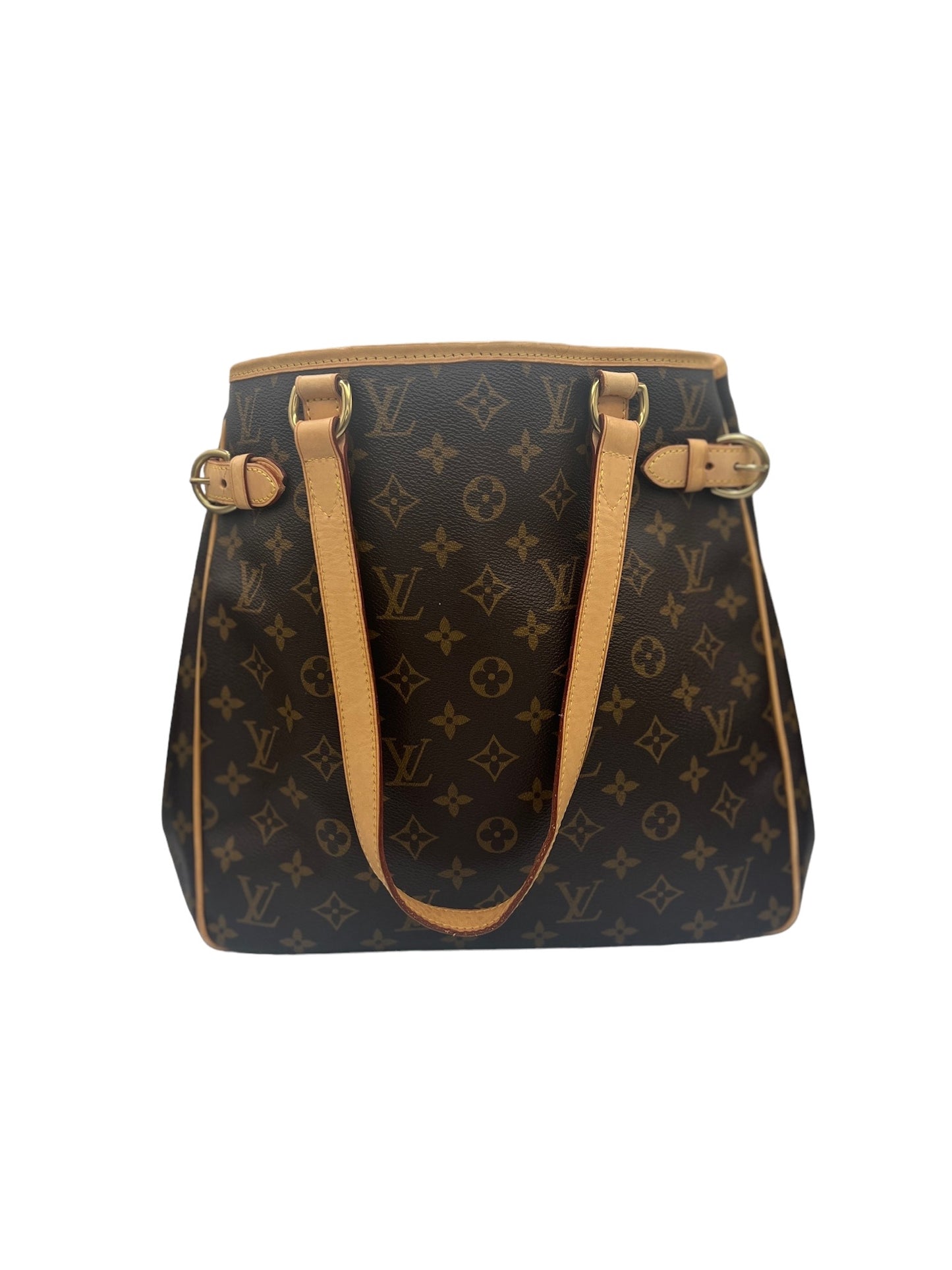 LOUIS VUITTON - Batignolles Vertical Brown Canvas Shoulder Bag