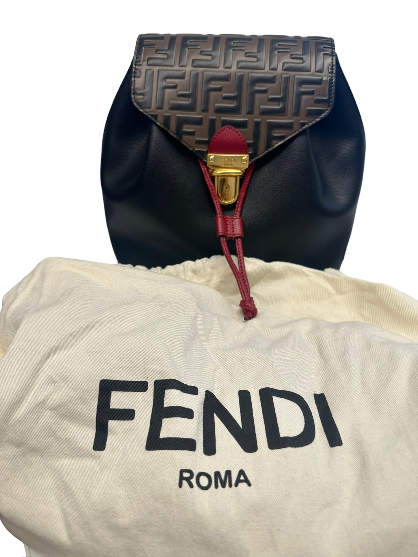 FENDI - Cruise FF Embossed Backpack