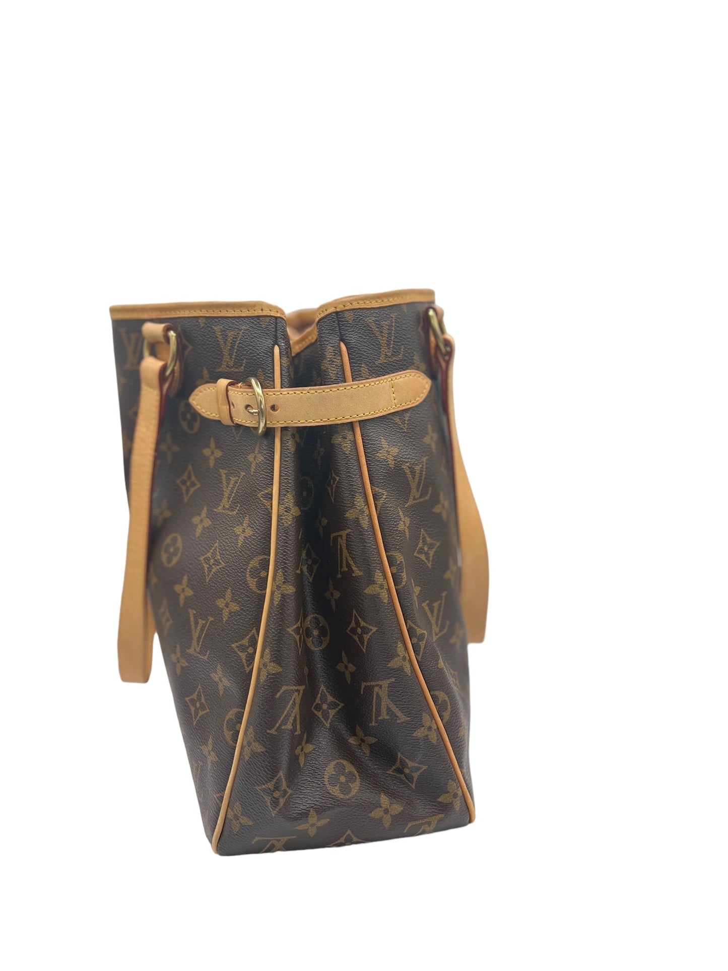 LOUIS VUITTON - Batignolles Vertical Brown Canvas Shoulder Bag