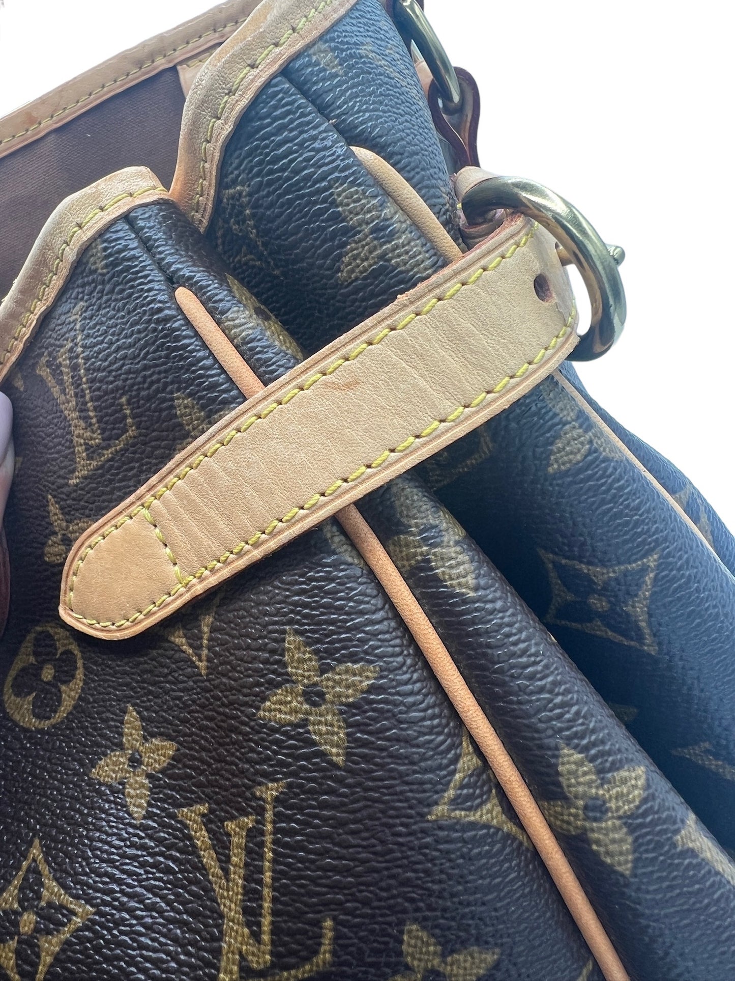 LOUIS VUITTON - Batignolles Vertical Brown Canvas Shoulder Bag