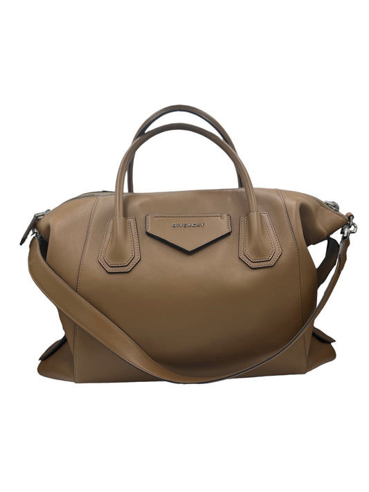GIVENCHY - Antigona Soft Medium Brown Crossbody Bag