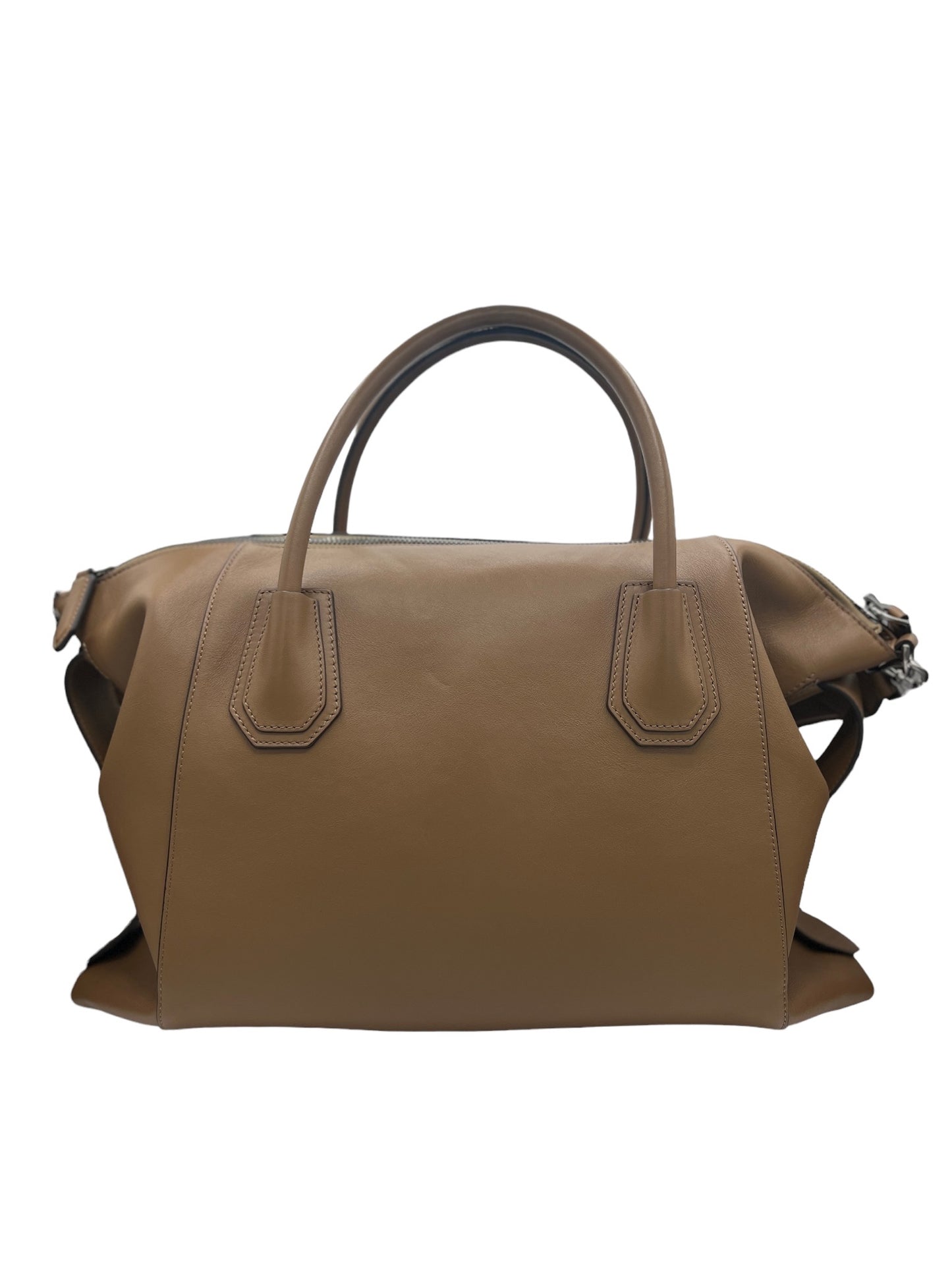 GIVENCHY - Bolso bandolera mediano Antigona Soft en marrón