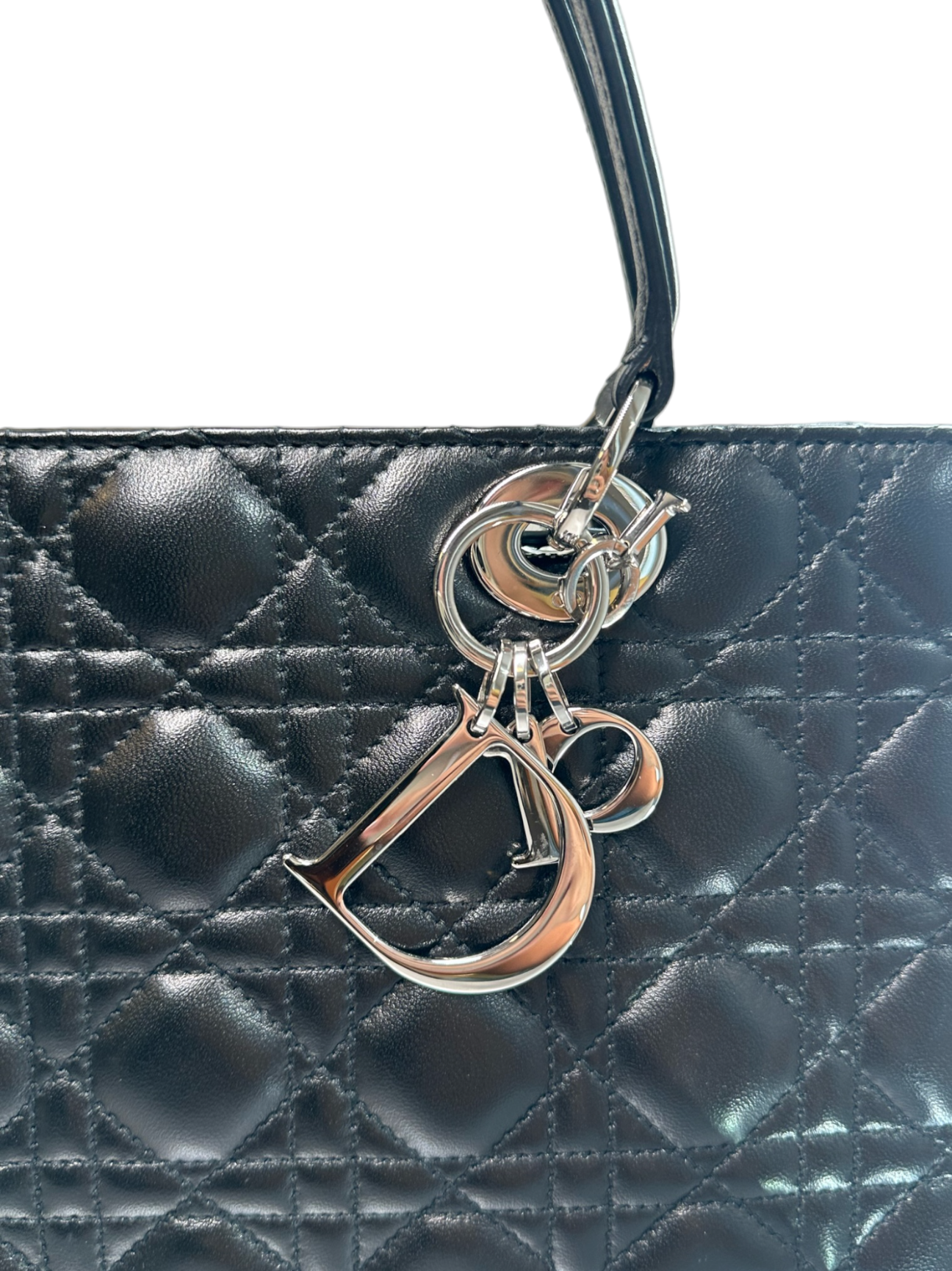 DIOR - Bolso Lady Dior de estilo este y oeste