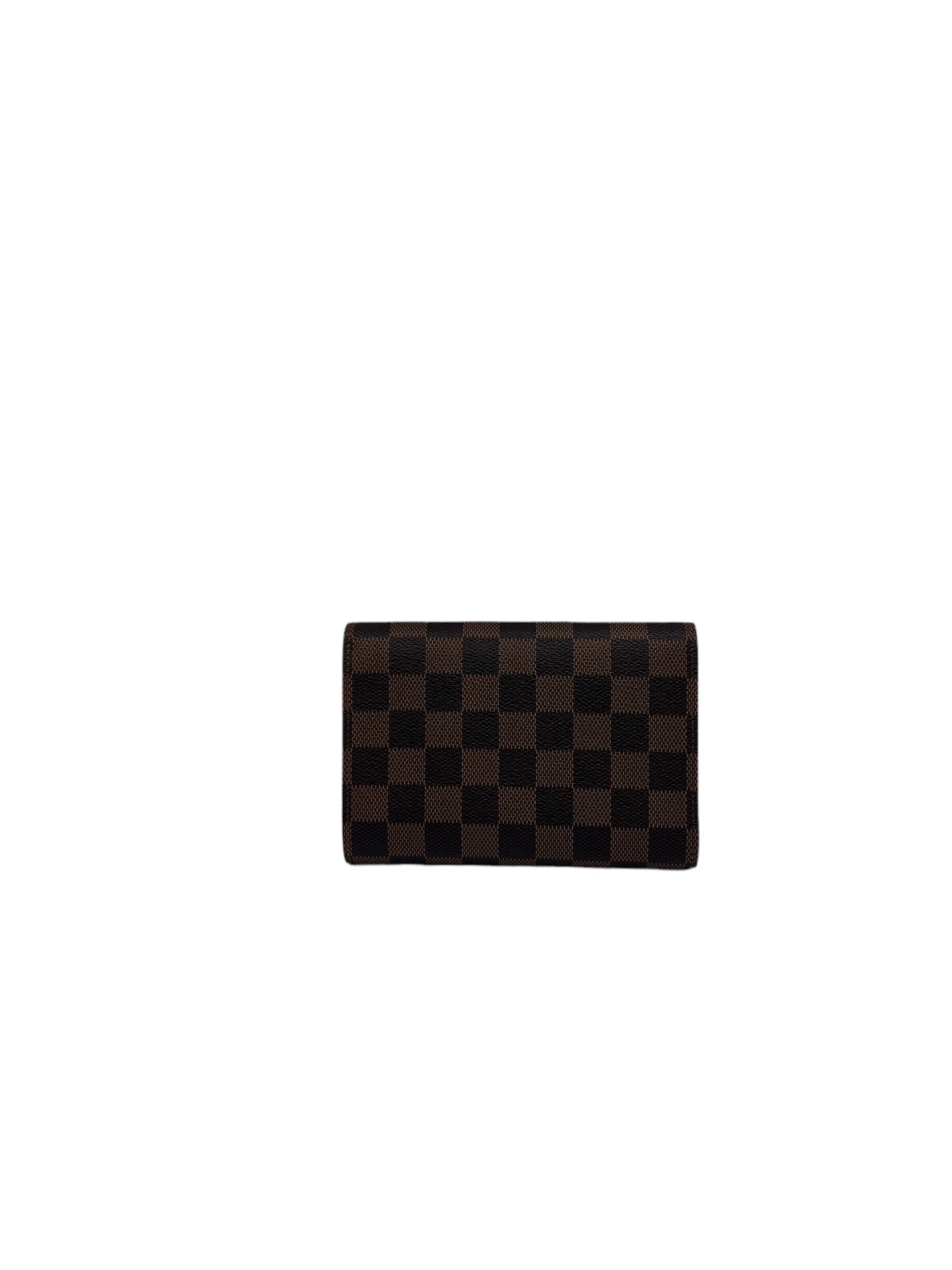 LOUIS VUITTON - Damier Ebene Canvas Alexandra Wallet