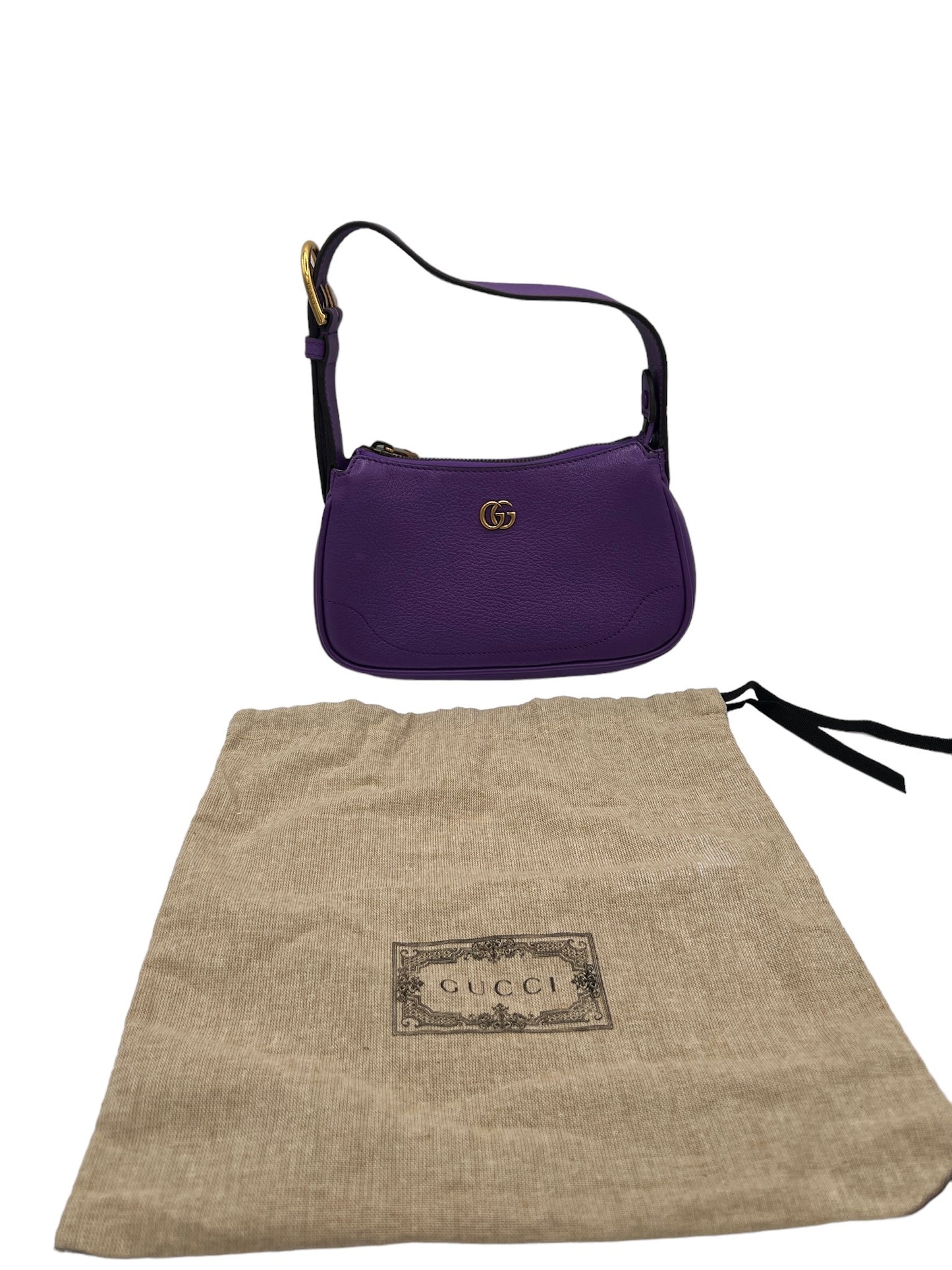 GUCCI - Bolso de hombro mini Afrodita morado