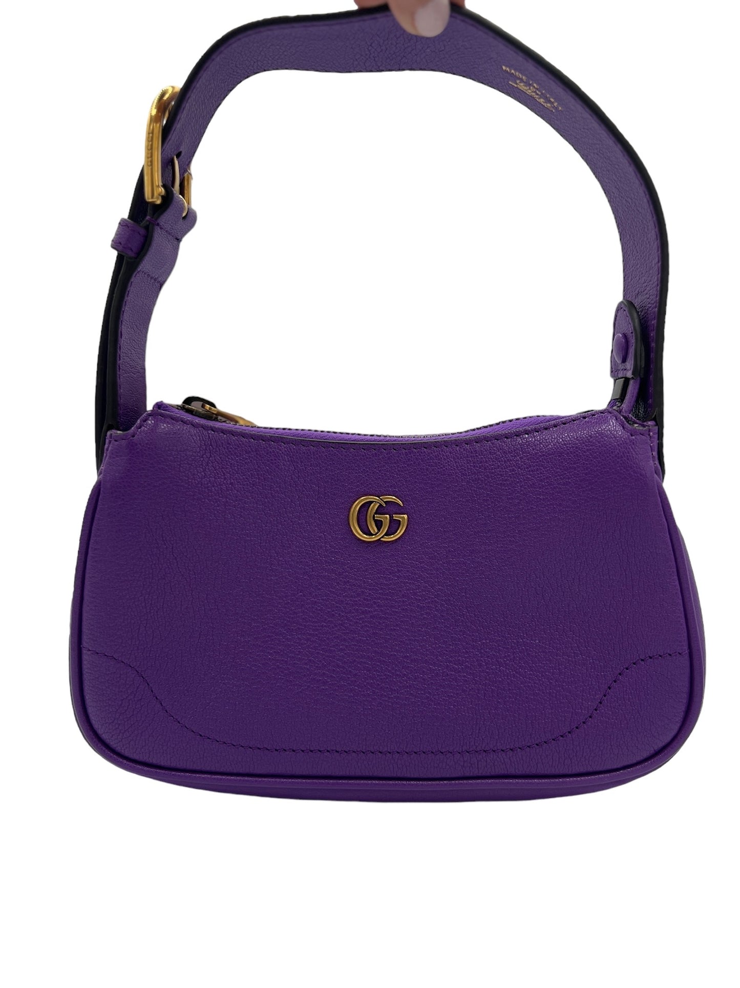 GUCCI - Bolso de hombro mini Afrodita morado