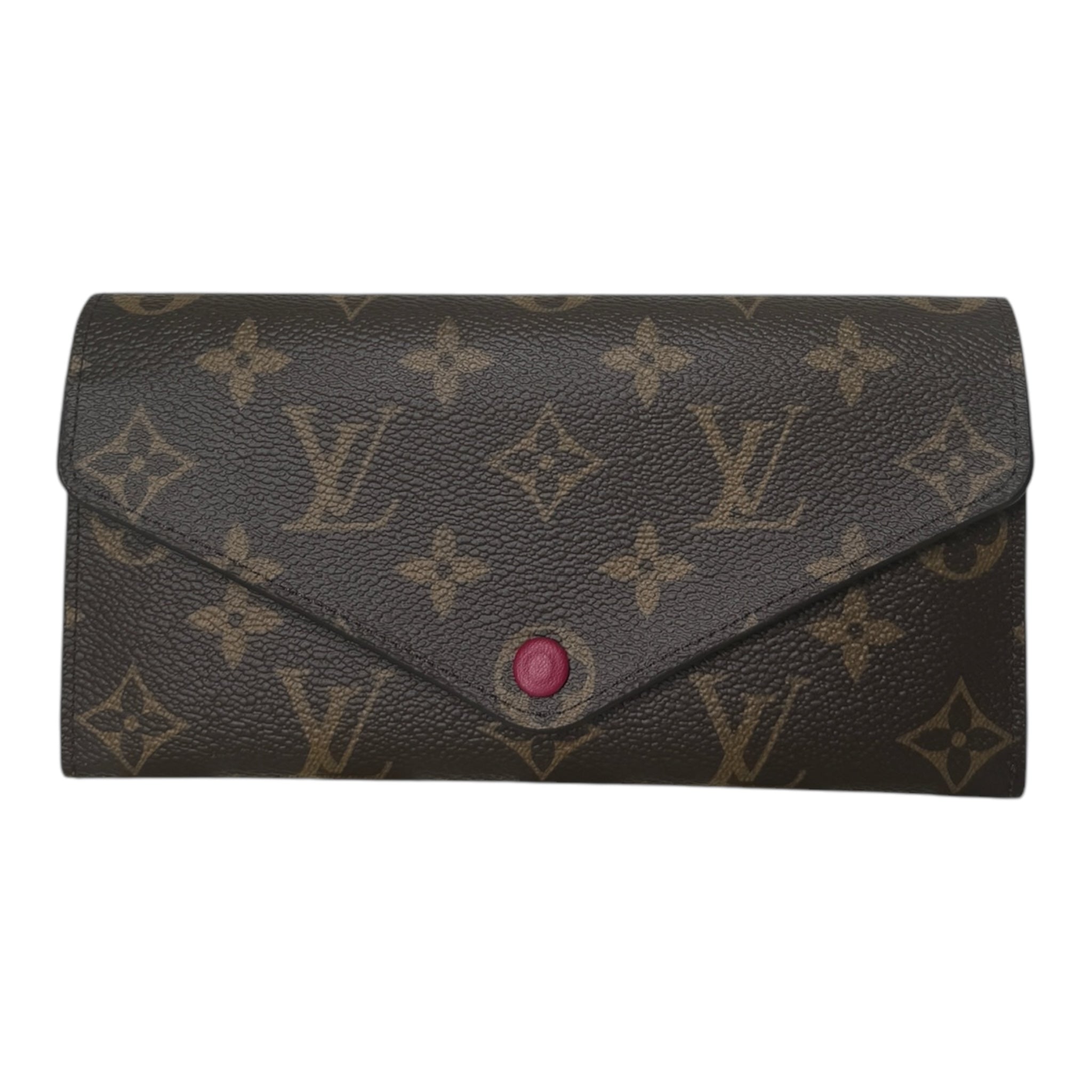 PRE-OWNED LV Brown Monogram Canvas Josephine Wallet