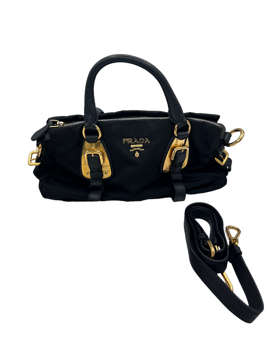 PRADA - Black Nylon Handbag