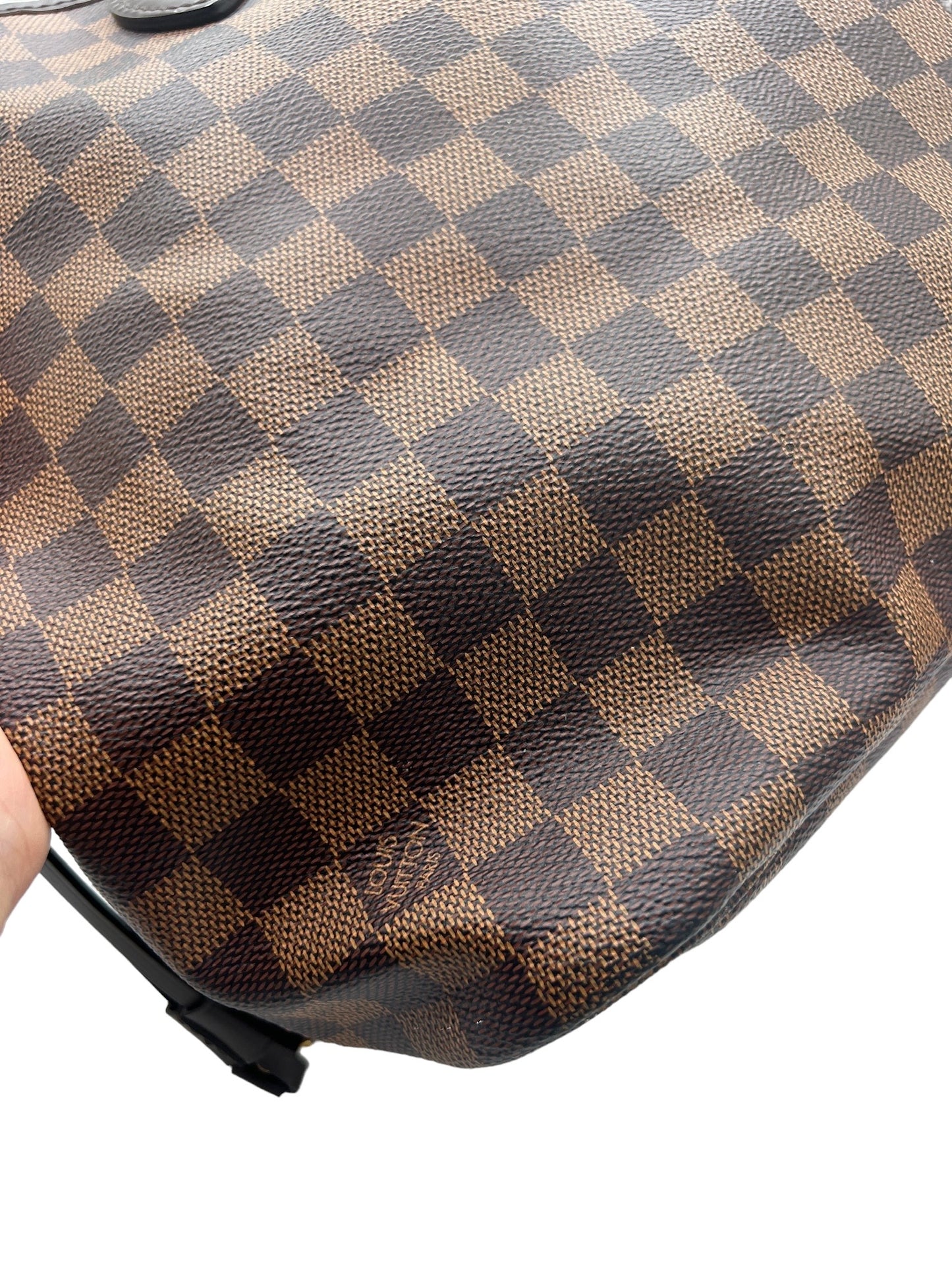 LOUIS VUITTON - Damier Ebene Neverfull MM Shoulder Bag