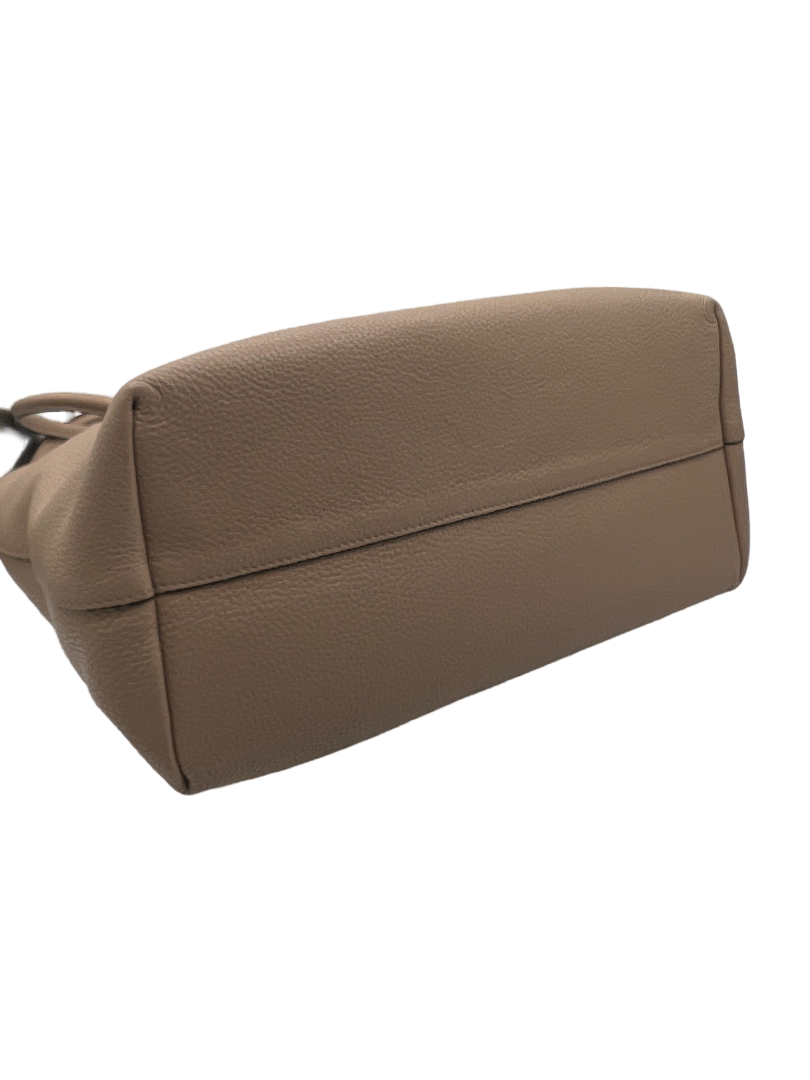 PRADA - Beige Leather Shoulder Bag