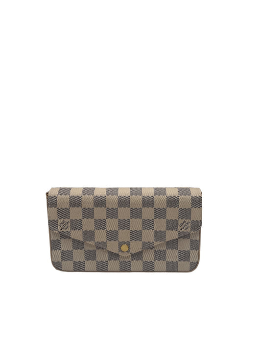 LOUIS VUITTON - Felicie Damier Azur Pochette Bag