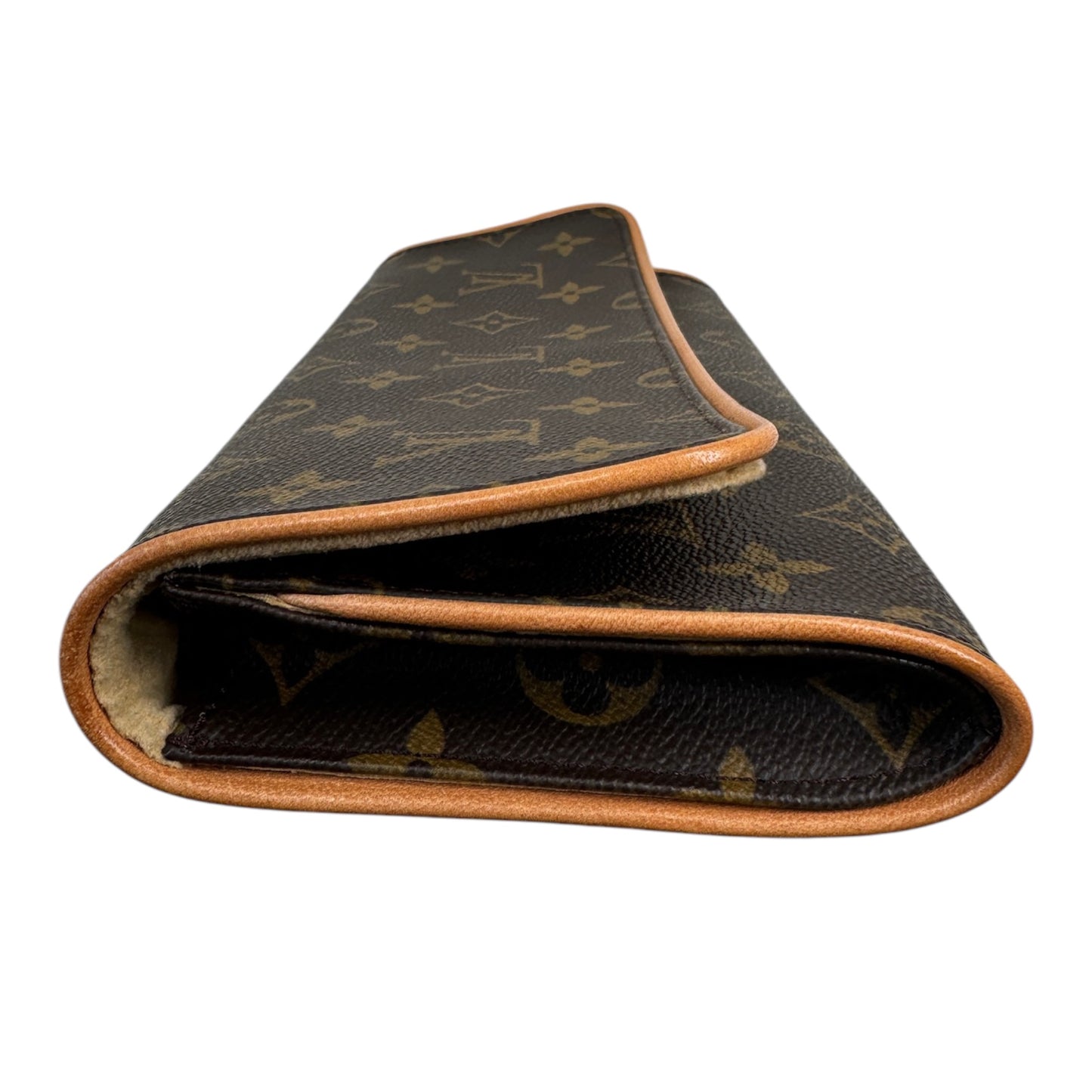 PRE-OWNED LV Monogram Canvas Twin Pochette Crossbody Bag