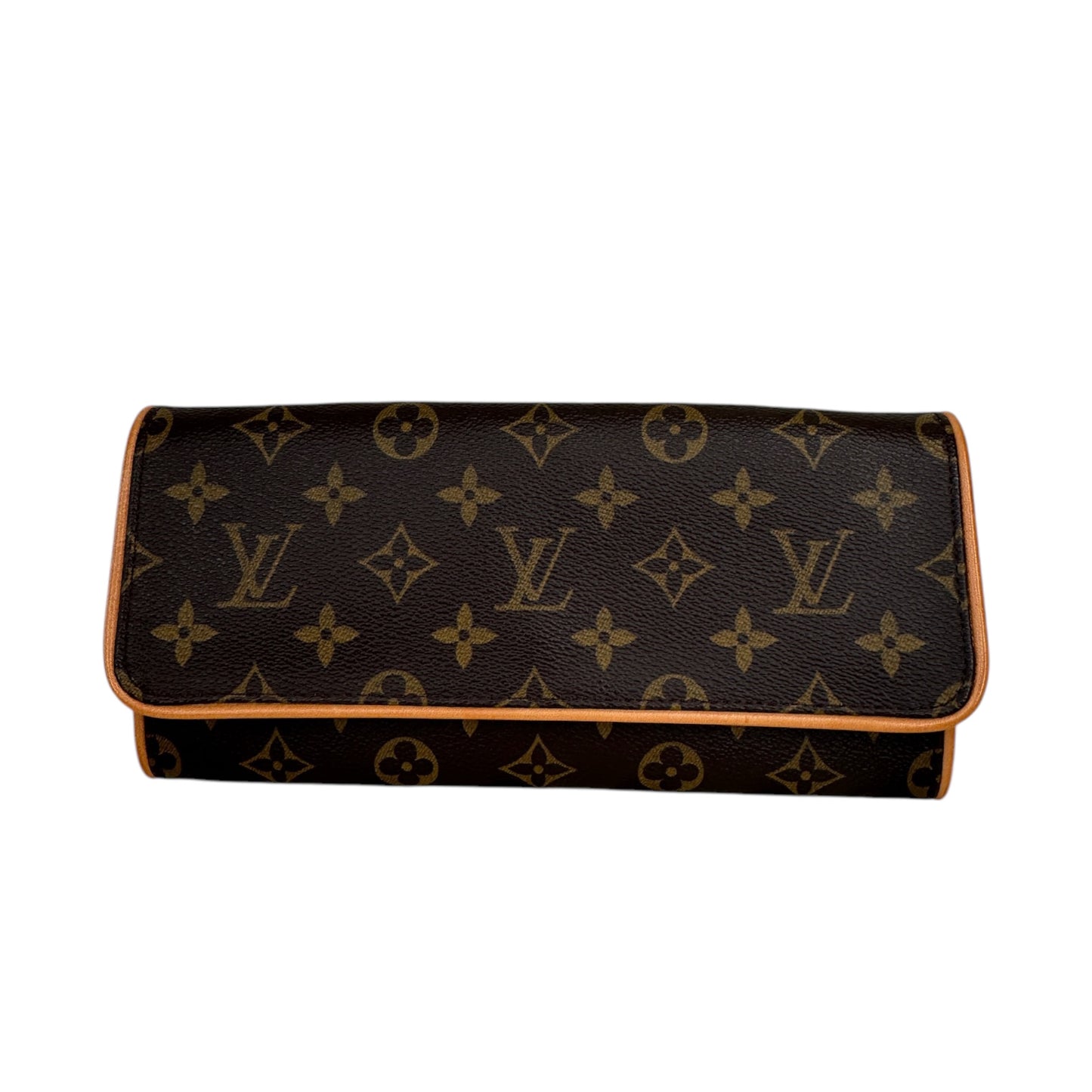 PRE-OWNED LV Monogram Canvas Twin Pochette Crossbody Bag