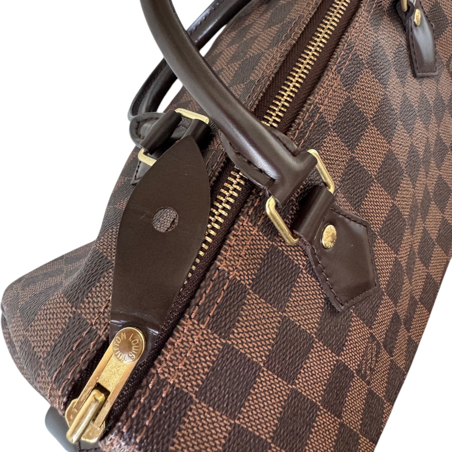 PRE-OWNED LV Damier Ebene Canvas Speedy 30 Handbag