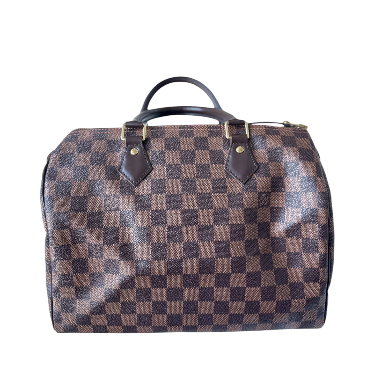 PRE-OWNED LV Damier Ebene Canvas Speedy 30 Handbag