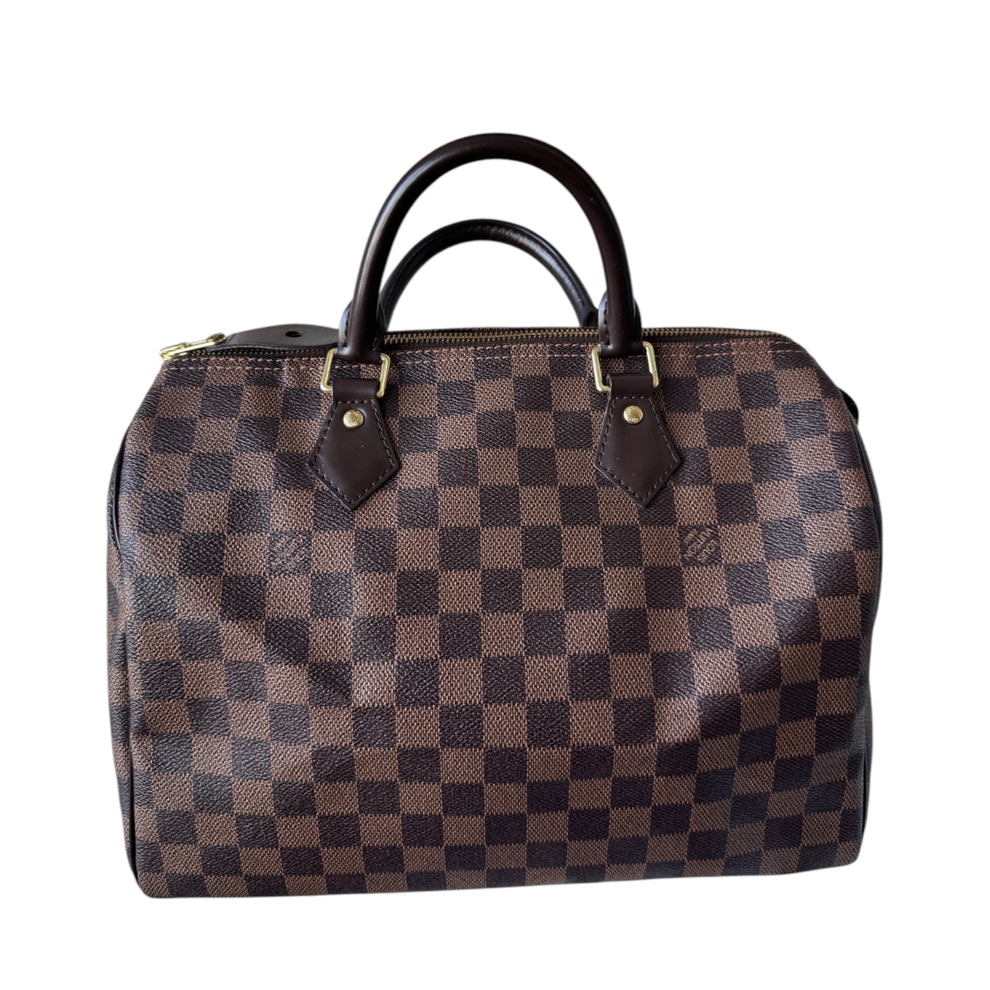 PRE-OWNED LV Damier Ebene Canvas Speedy 30 Handbag