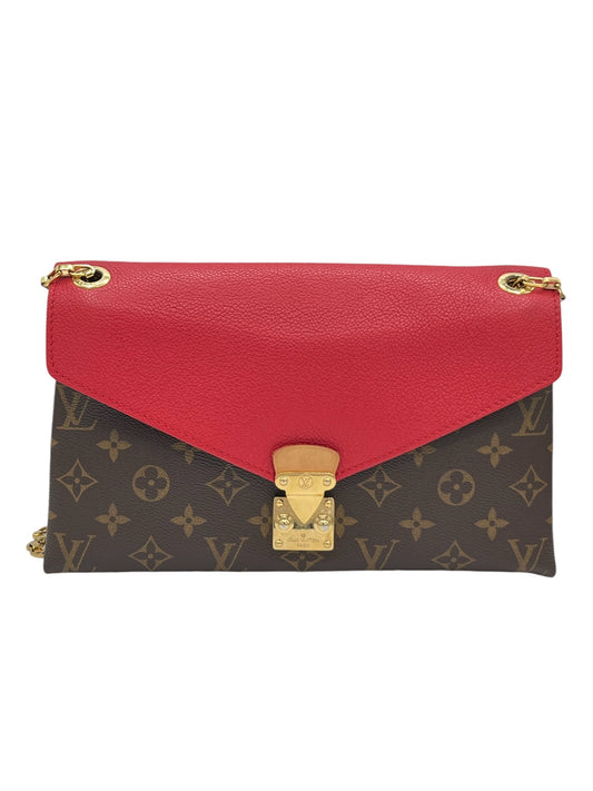 LOUIS VUITTON - Cerise Monogram Canvas Pallas Chain Shoulder Bag