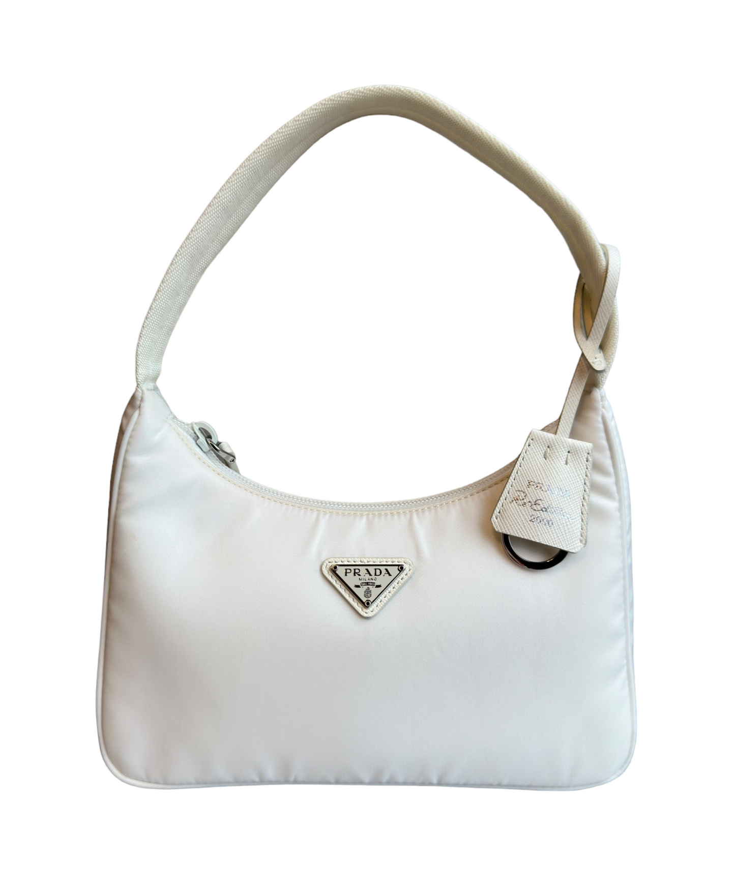 PRADA - White Re-Edition 2000 Bag