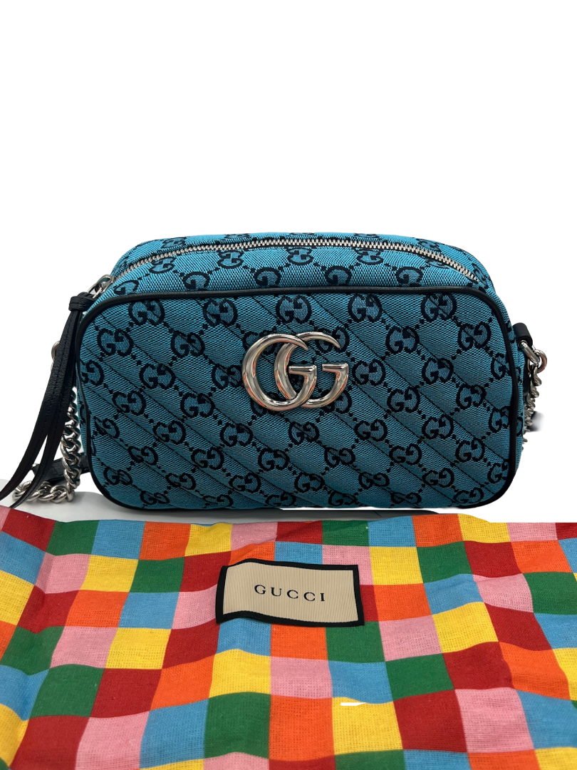 GUCCI - GG Marmont Monogram Multicolor Matelasse Diagonal Bag