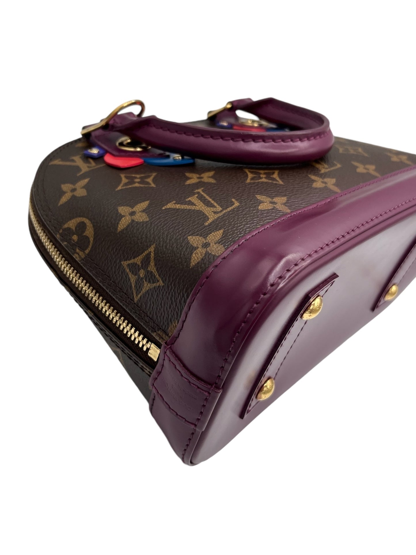 LOUIS VUITTON - Magenta Monogram Canvas Totem Alma BB Crossbody Bag