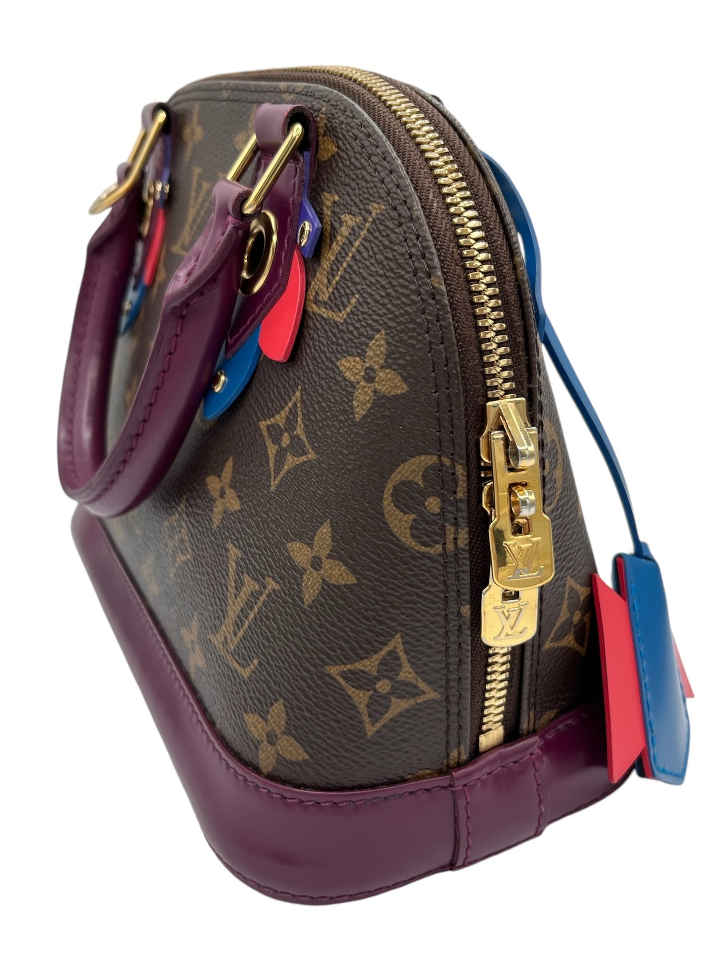 LOUIS VUITTON - Magenta Monogram Canvas Totem Alma BB Crossbody Bag