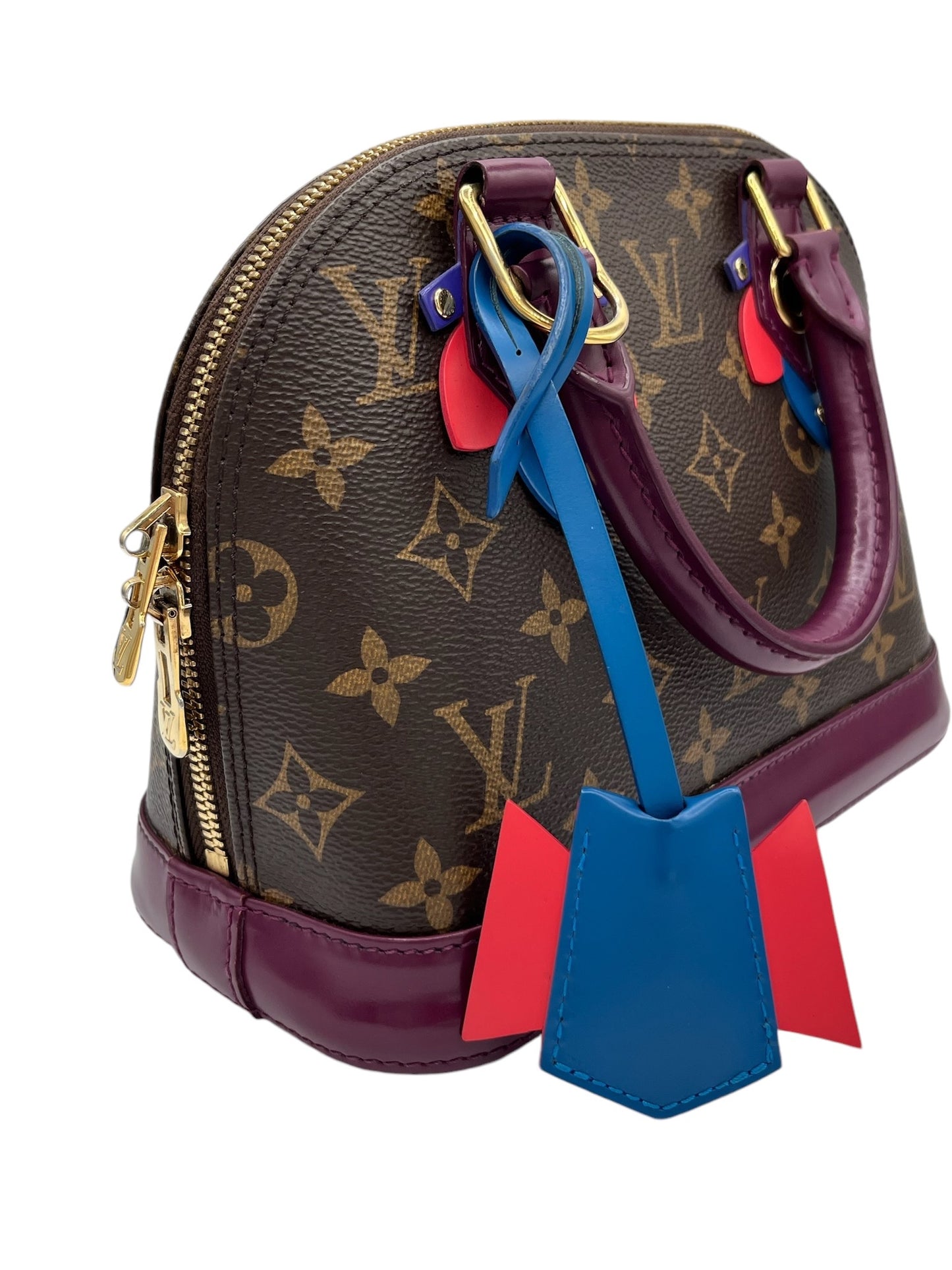 LOUIS VUITTON - Magenta Monogram Canvas Totem Alma BB Crossbody Bag